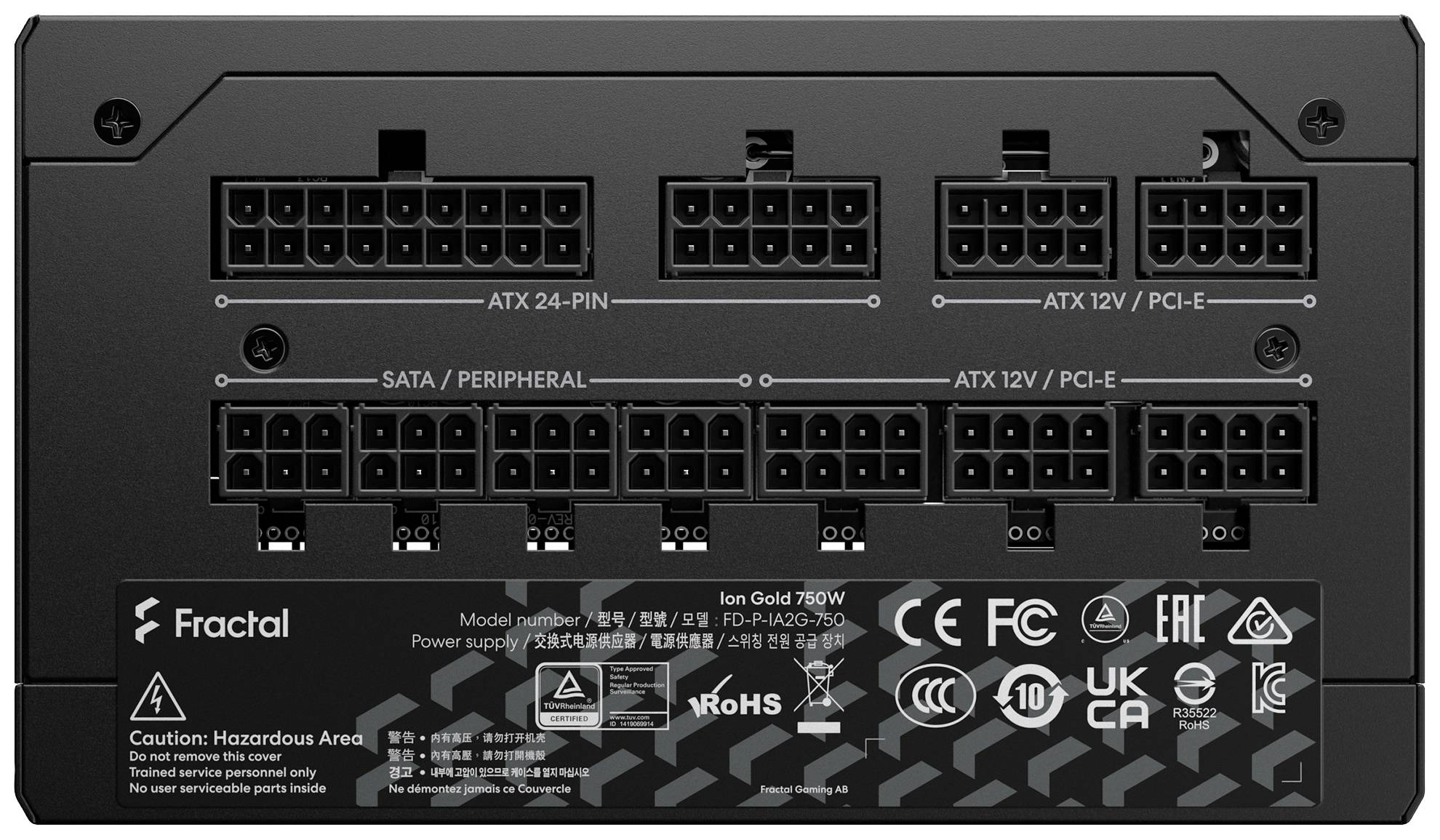 Fractal Design Ion+ 750W Platinum PC Netzteil 750 W 80PLUS® Gold