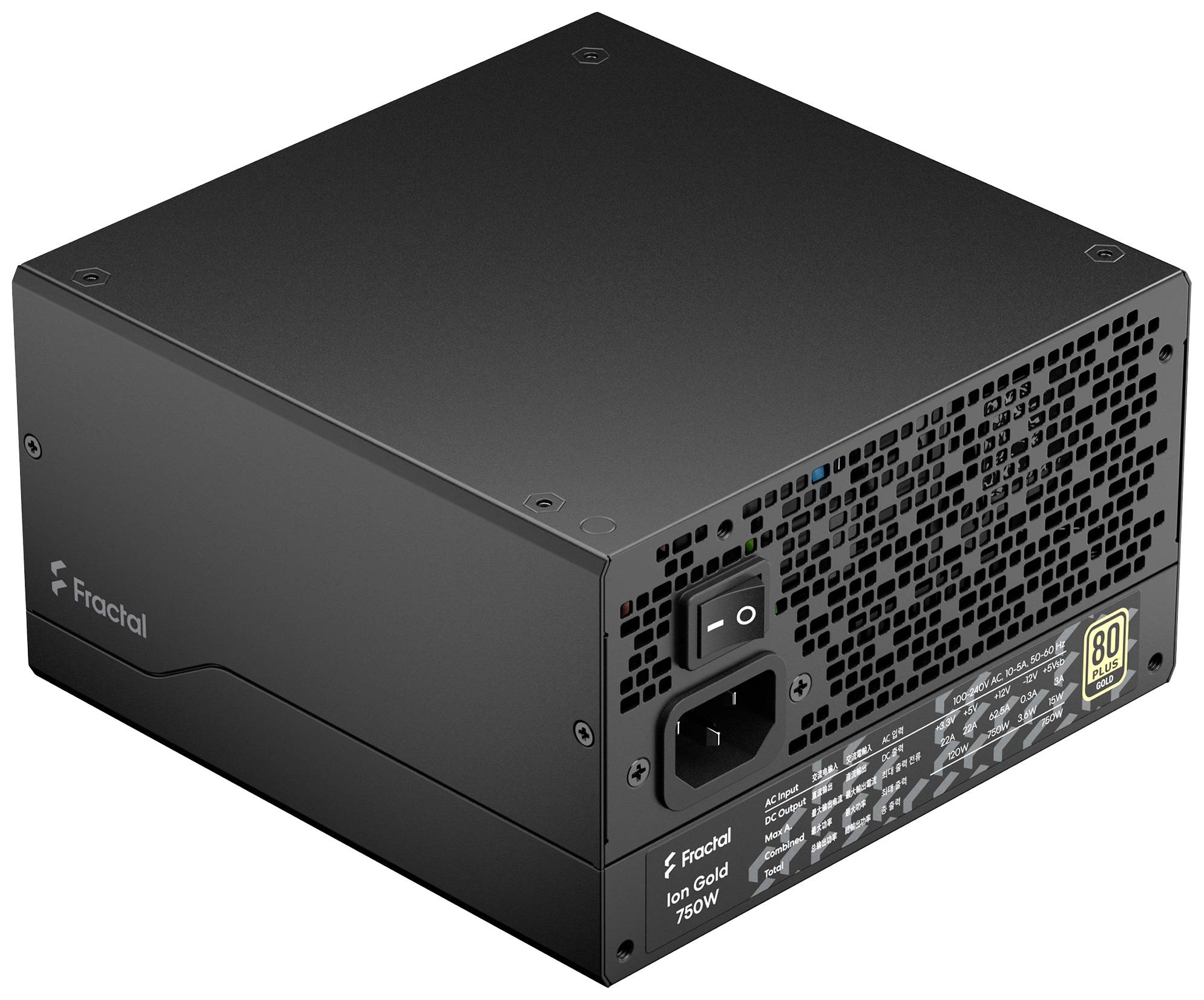 Fractal Design Ion+ 750W Platinum PC Netzteil 750 W 80PLUS® Gold