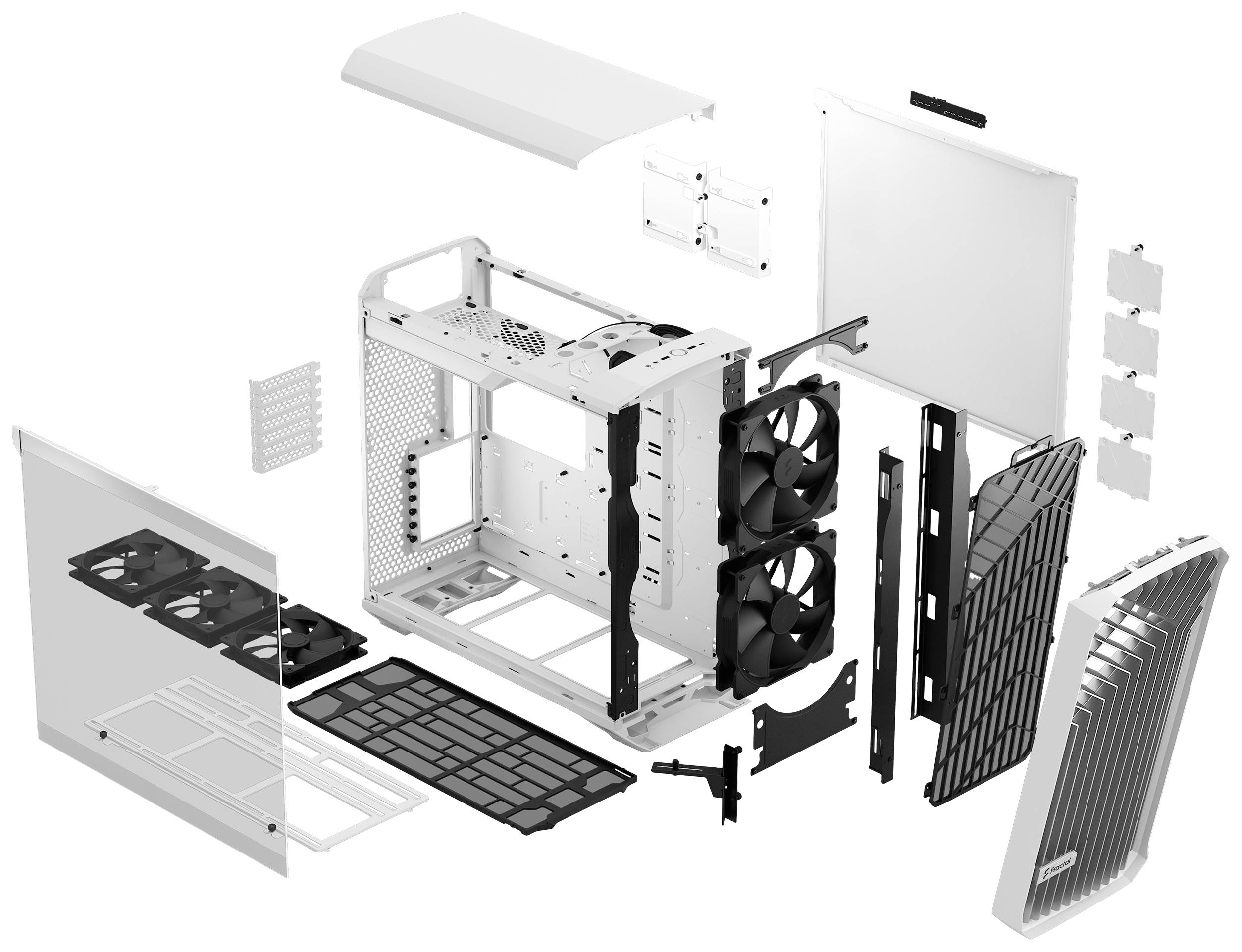 Fractal Design Torrent Tower PC-Gehäuse Weiß