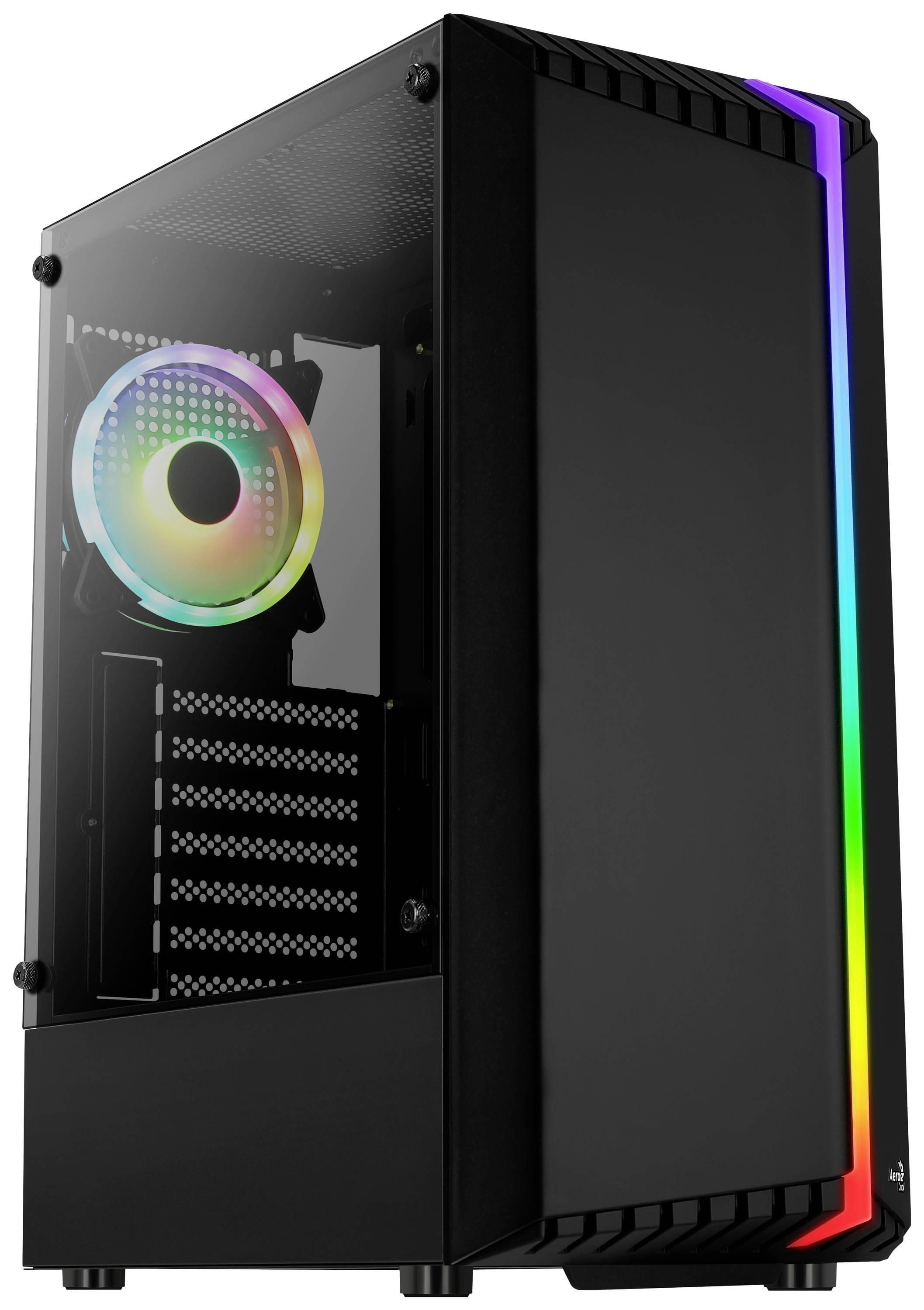 AeroCool Bionic Midi-Tower PC-Gehäuse Schwarz
