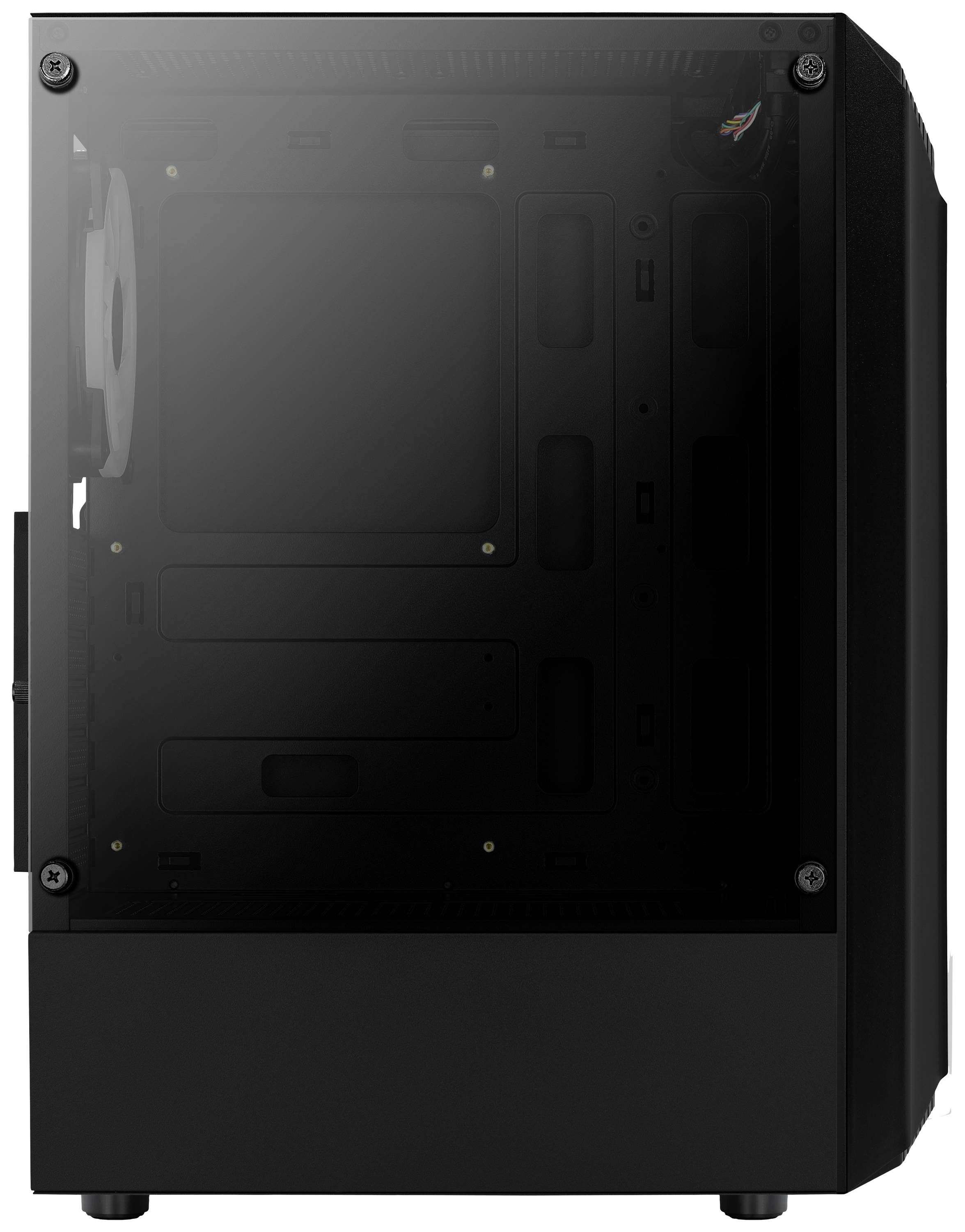 AeroCool Bionic Midi-Tower PC-Gehäuse Schwarz