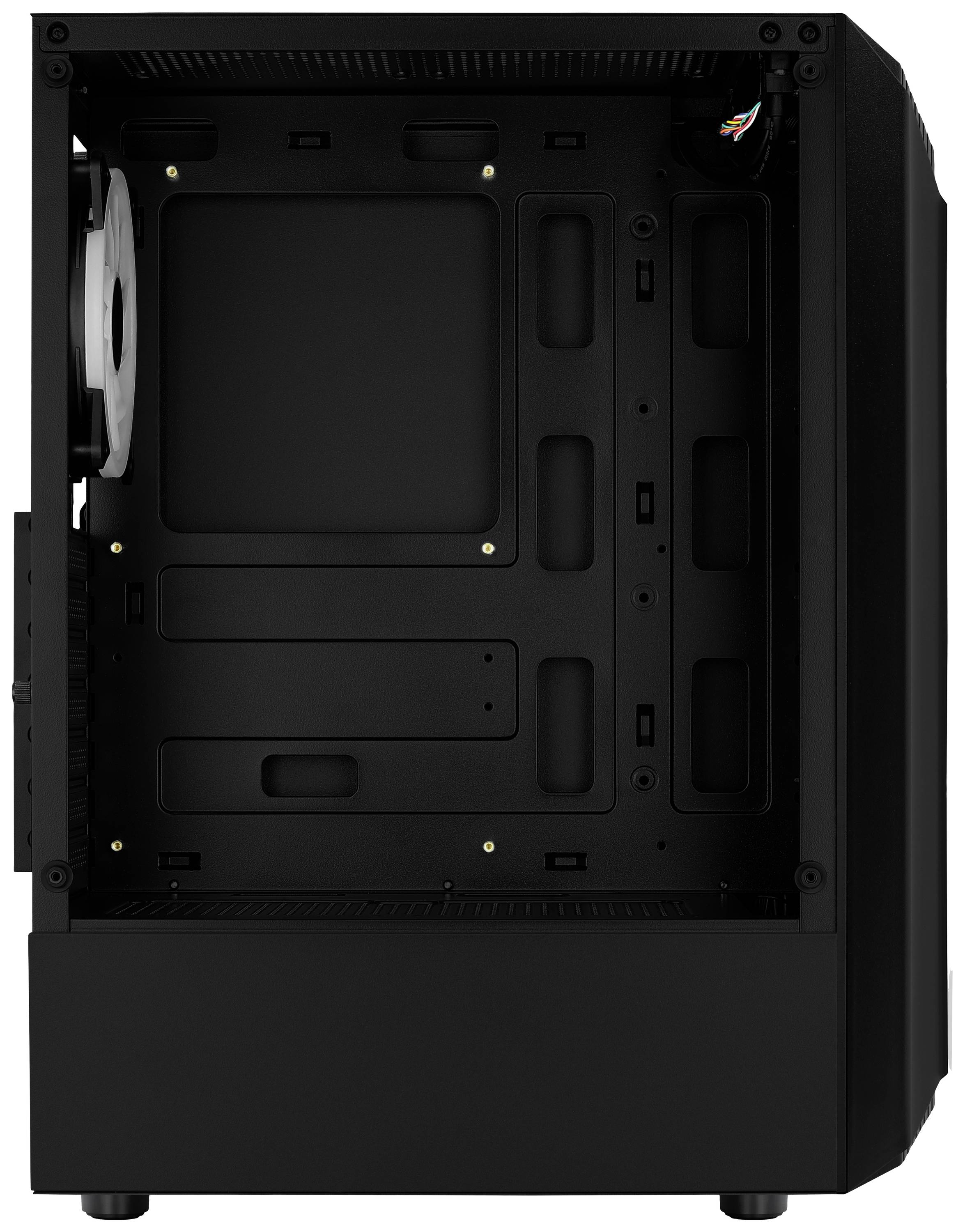 AeroCool Bionic Midi-Tower PC-Gehäuse Schwarz