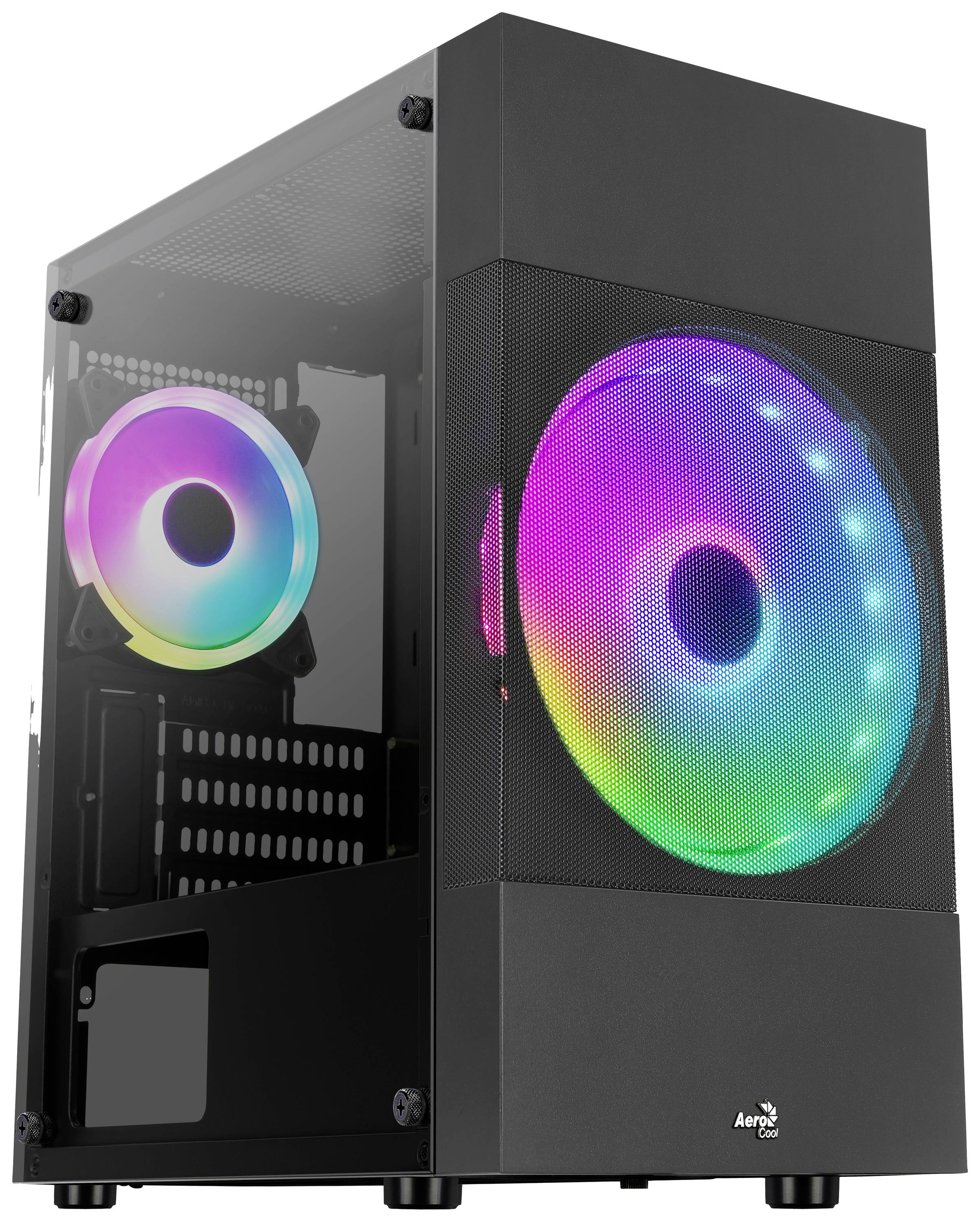 AeroCool Atomic Lite Mini-Tower PC-Gehäuse Schwarz
