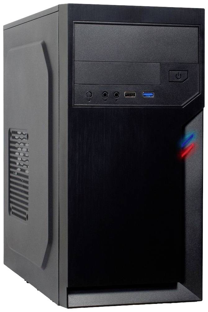 Inter-Tech IT-6502 Romea Micro-Tower PC-Gehäuse Schwarz