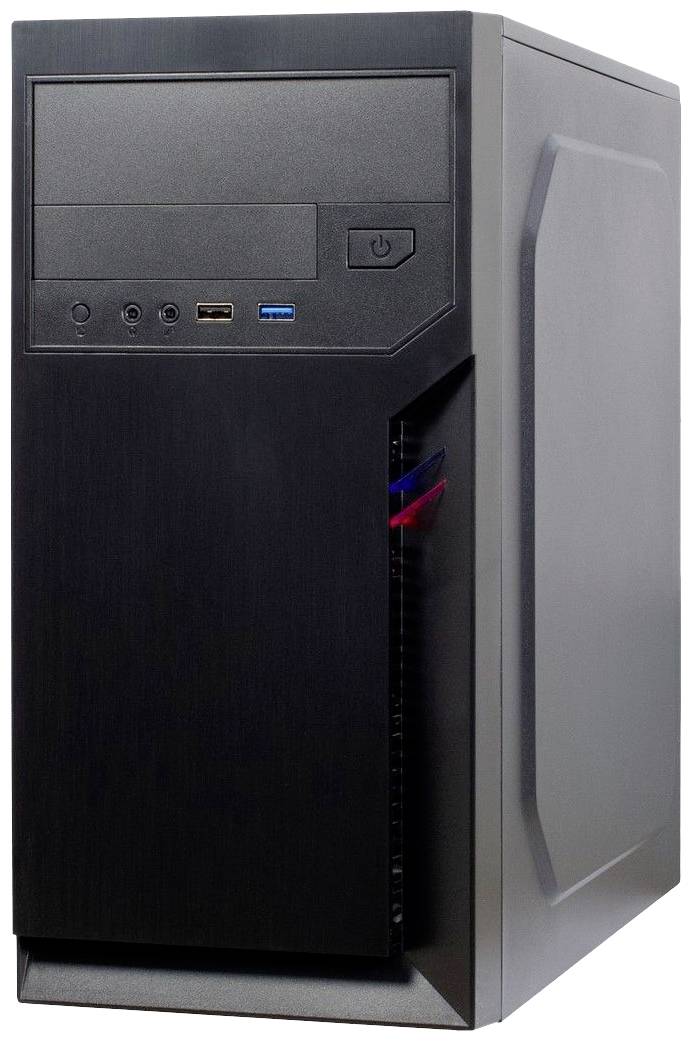 Inter-Tech IT-6502 Romea Micro-Tower PC-Gehäuse Schwarz