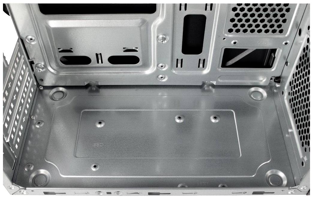 Inter-Tech IT-6502 Romea Micro-Tower PC-Gehäuse Schwarz