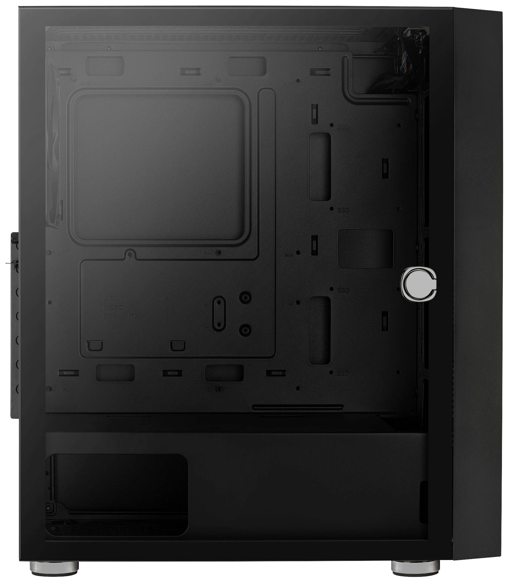 AeroCool Graphite V1 Midi-Tower PC-Gehäuse Schwarz