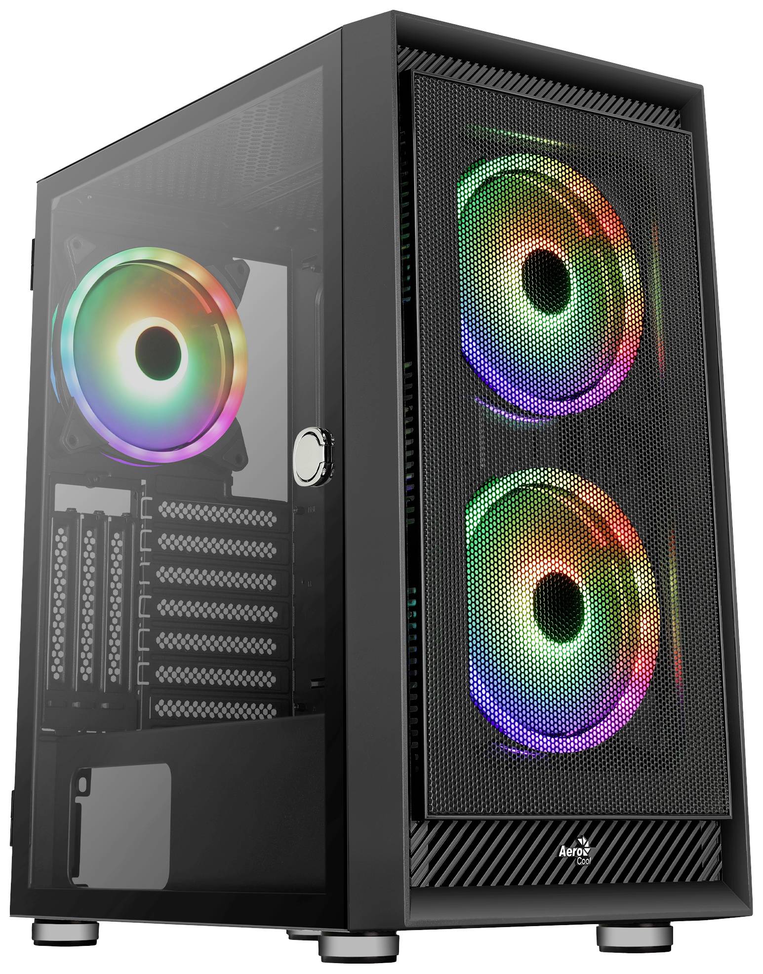 AeroCool Geh Midi Graphite black v3 MicroATX/ATX/MiniITX o.N