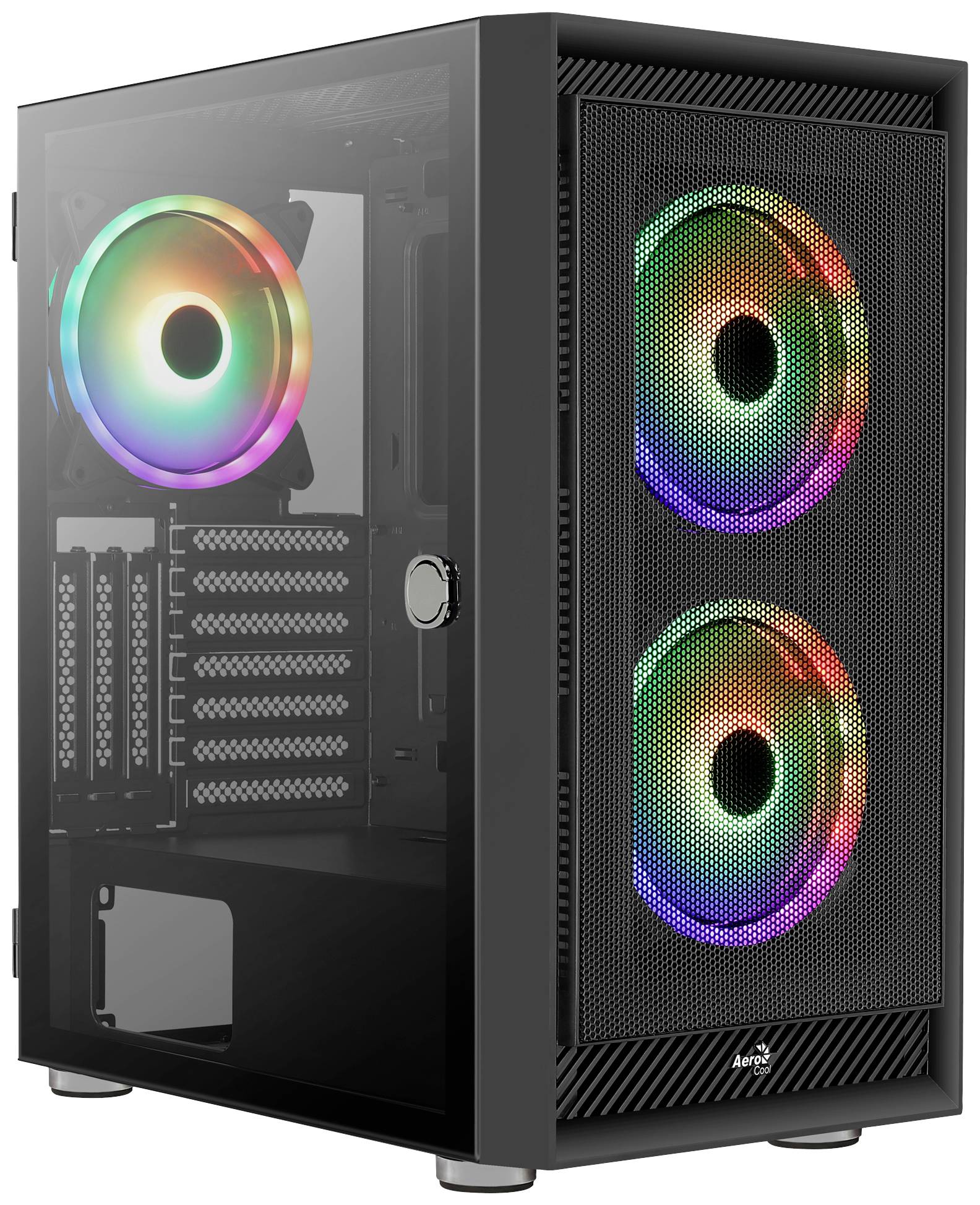 AeroCool Geh Midi Graphite black v3 MicroATX/ATX/MiniITX o.N
