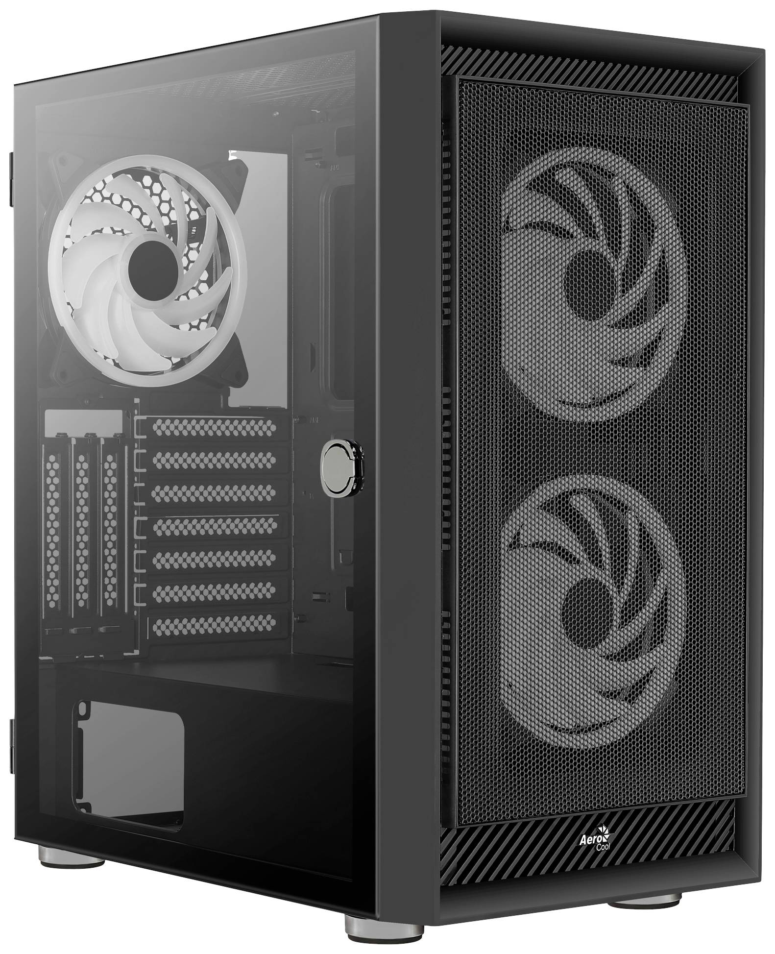 AeroCool Geh Midi Graphite black v3 MicroATX/ATX/MiniITX o.N