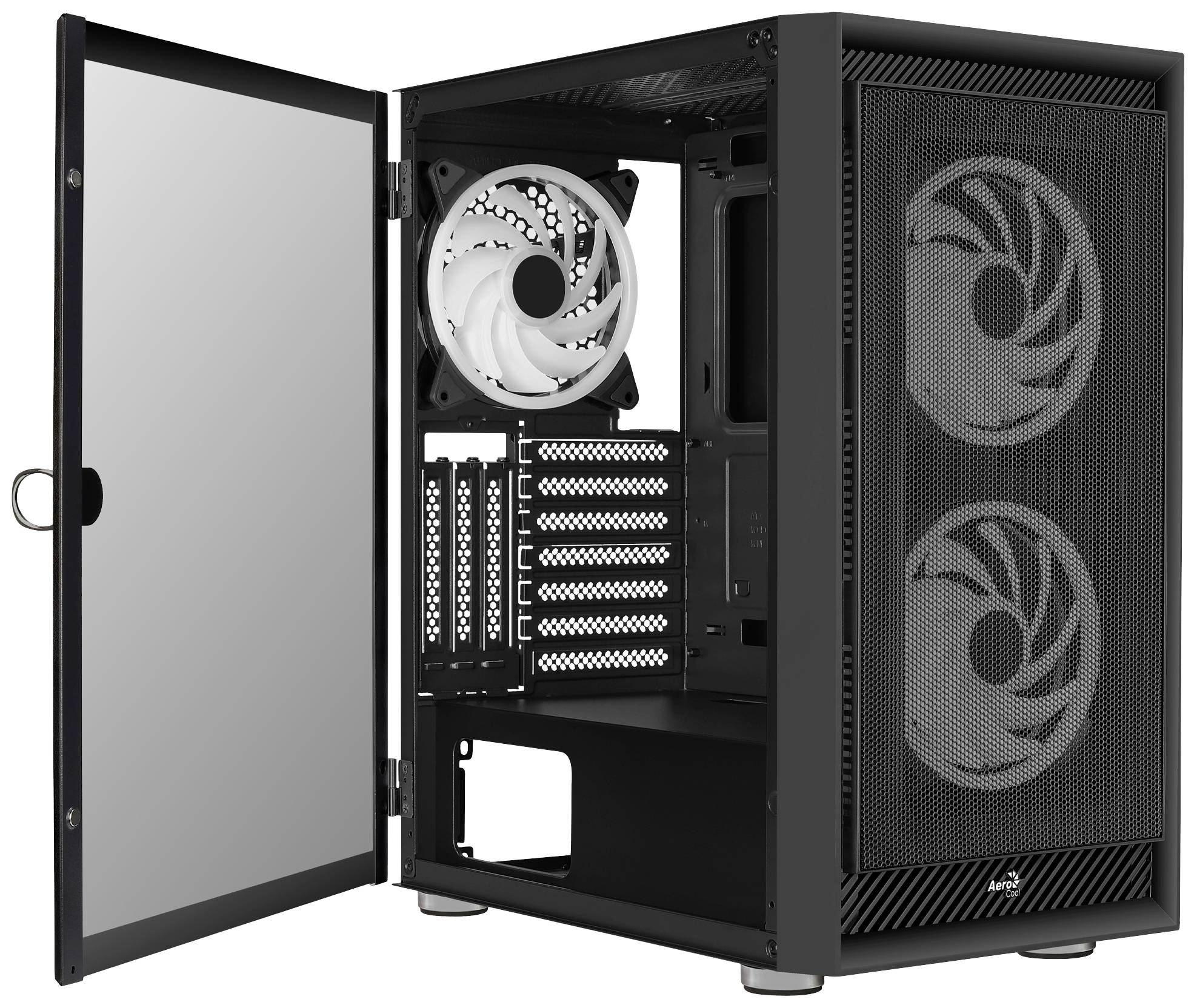 AeroCool Geh Midi Graphite black v3 MicroATX/ATX/MiniITX o.N