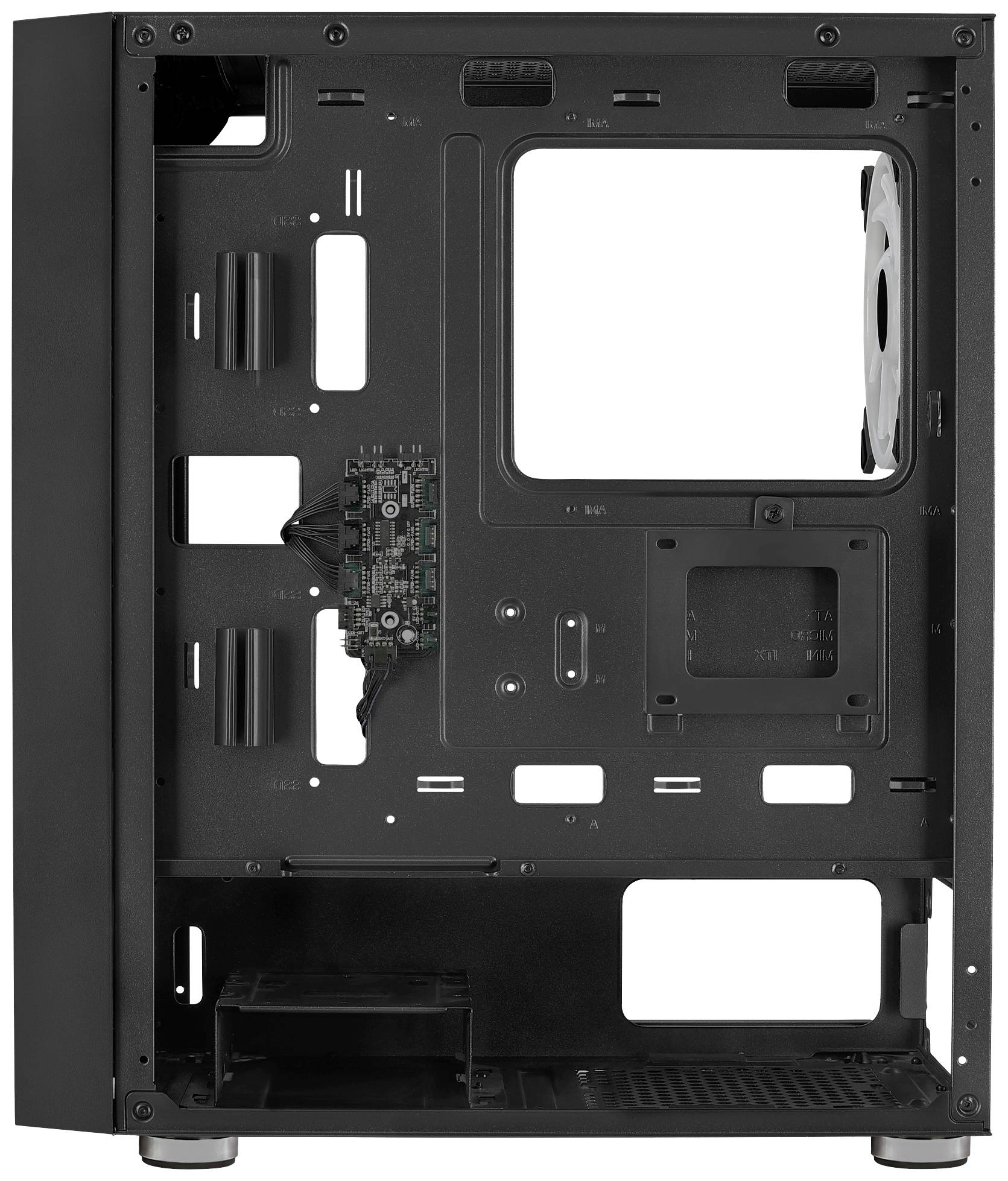 AeroCool Geh Midi Graphite black v3 MicroATX/ATX/MiniITX o.N