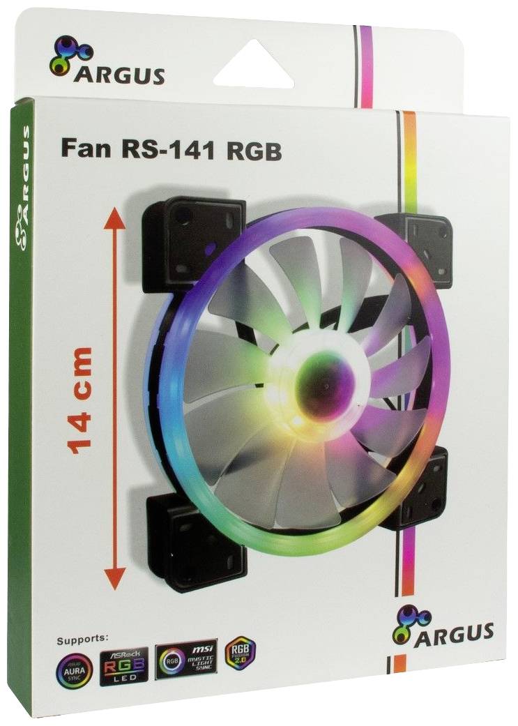 Inter-Tech 88885539 PC-Gehäuse-Lüfter Schwarz