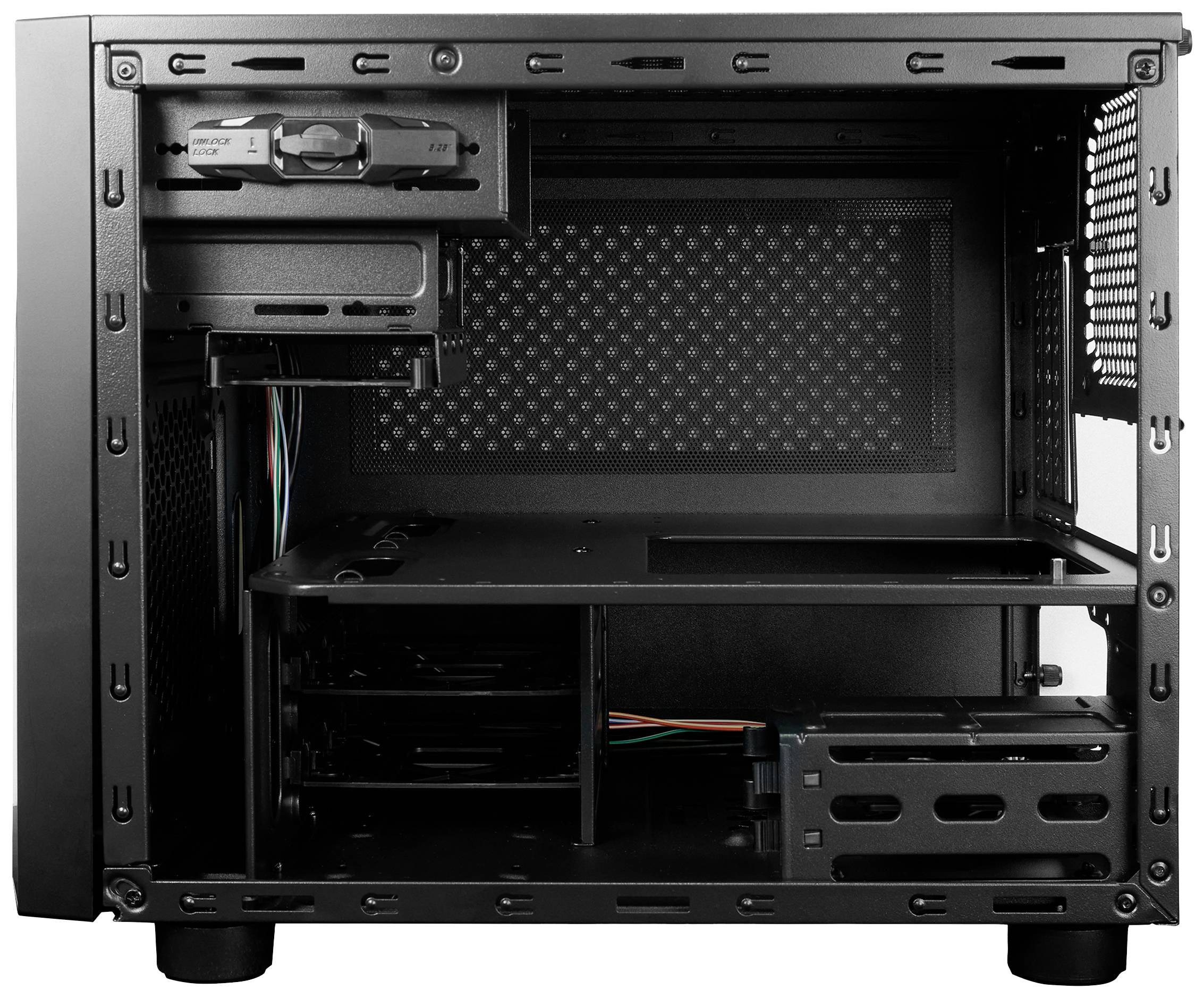 Chieftec CI-02B-OP HTPC PC-Gehäuse Schwarz