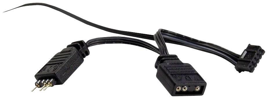 Inter-Tech RS-071 RGB PC-Gehäuse-Lüfter Schwarz, Weiß