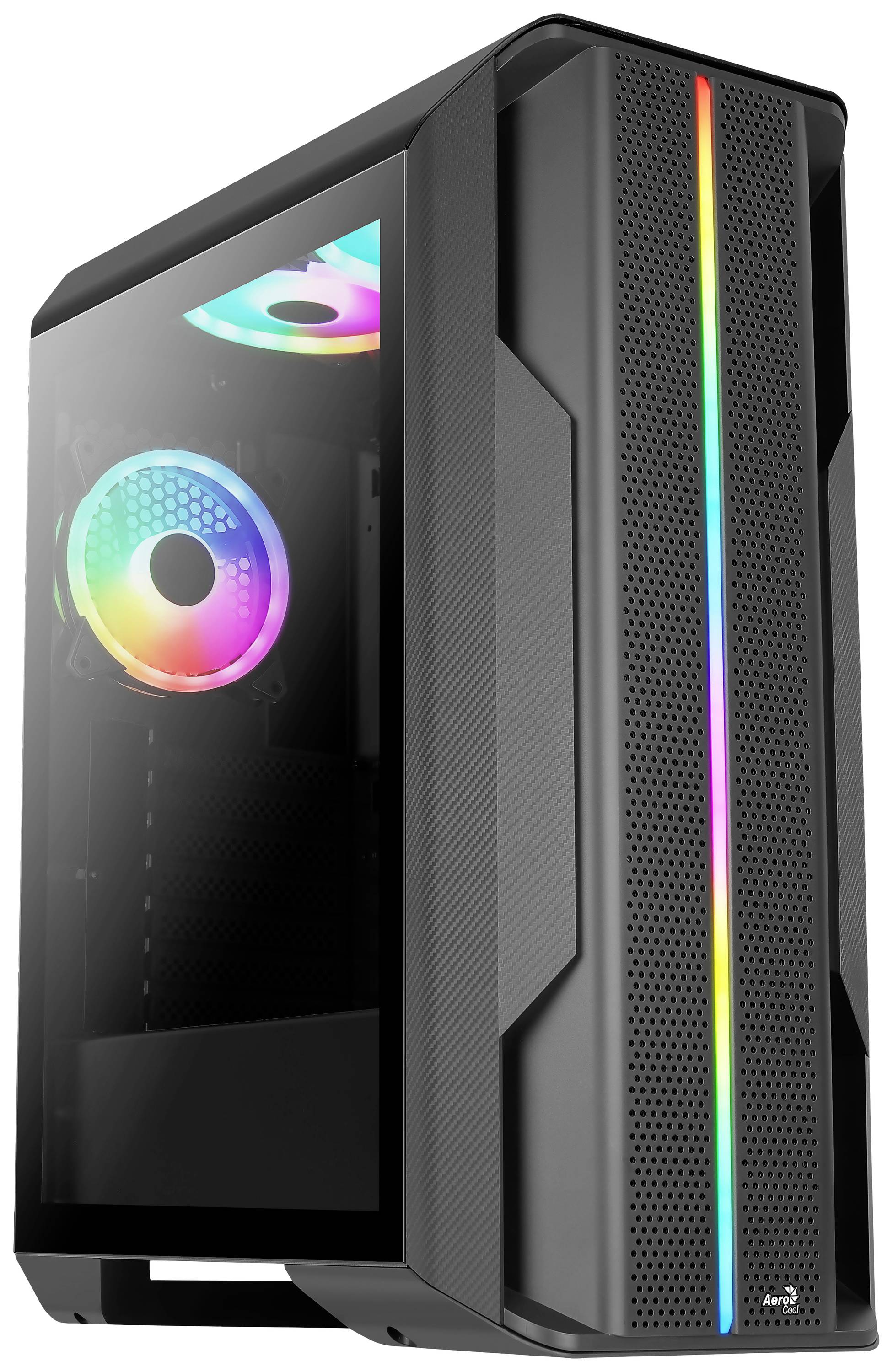 AeroCool Splinter Duo Midi-Tower PC-Gehäuse Schwarz