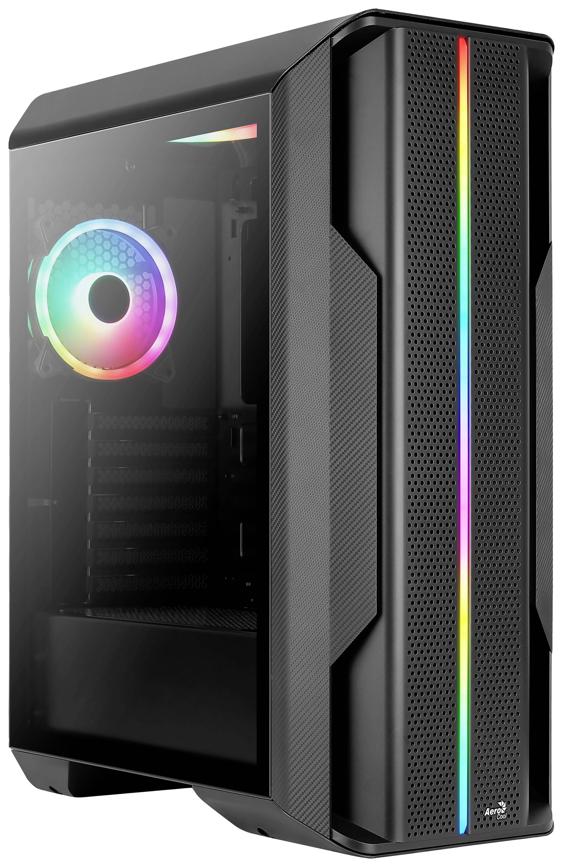 AeroCool Splinter Duo Midi-Tower PC-Gehäuse Schwarz