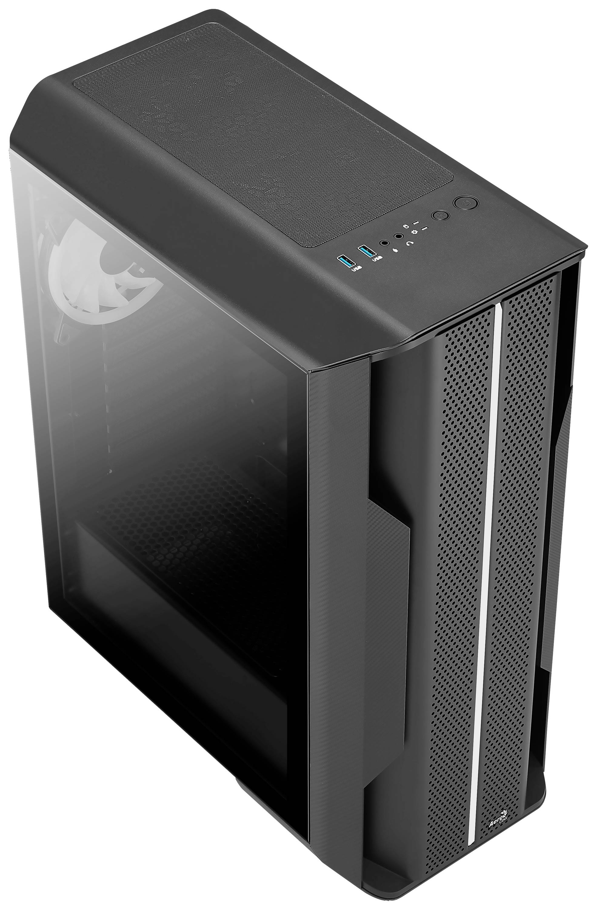 AeroCool Splinter Duo Midi-Tower PC-Gehäuse Schwarz