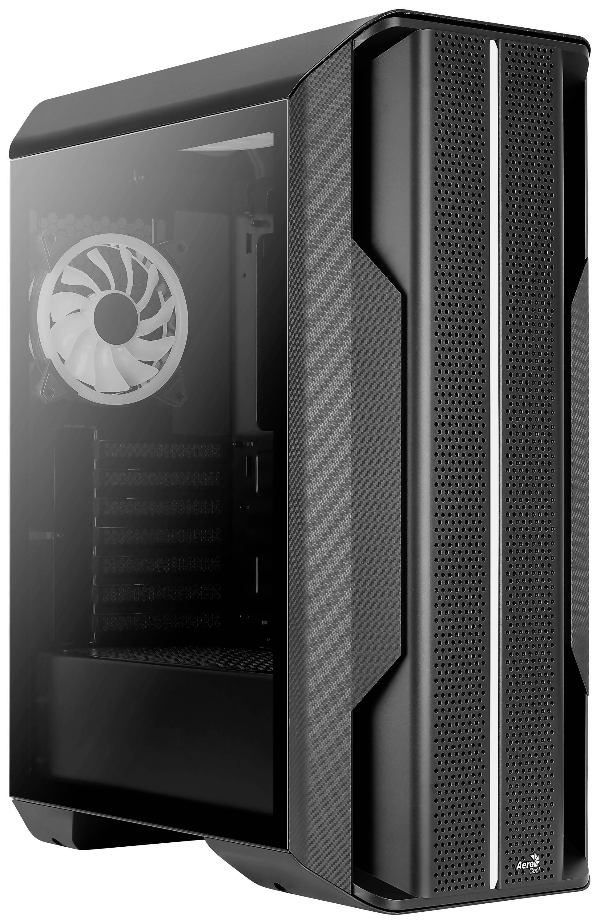 AeroCool Splinter Duo Midi-Tower PC-Gehäuse Schwarz