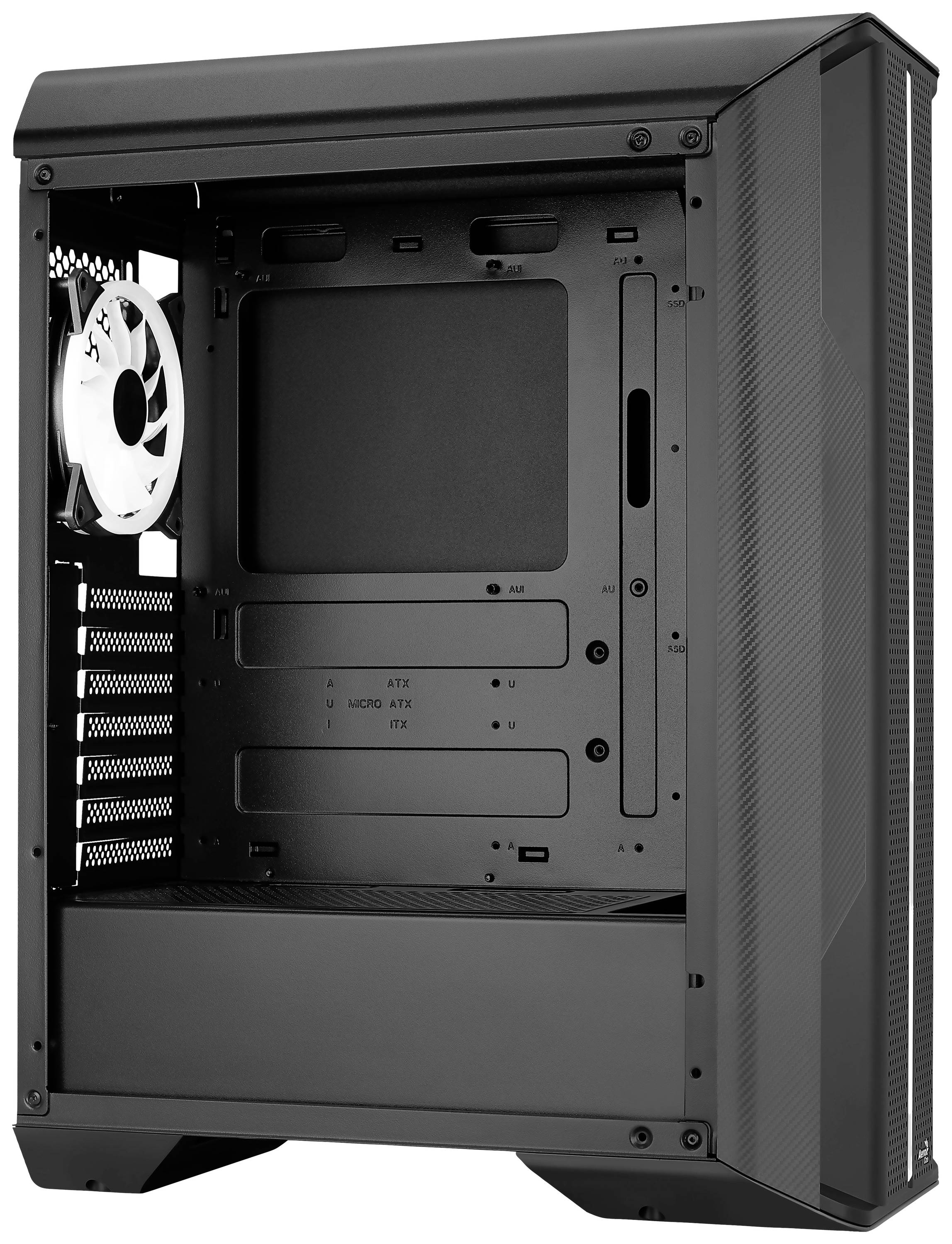 AeroCool Splinter Duo Midi-Tower PC-Gehäuse Schwarz