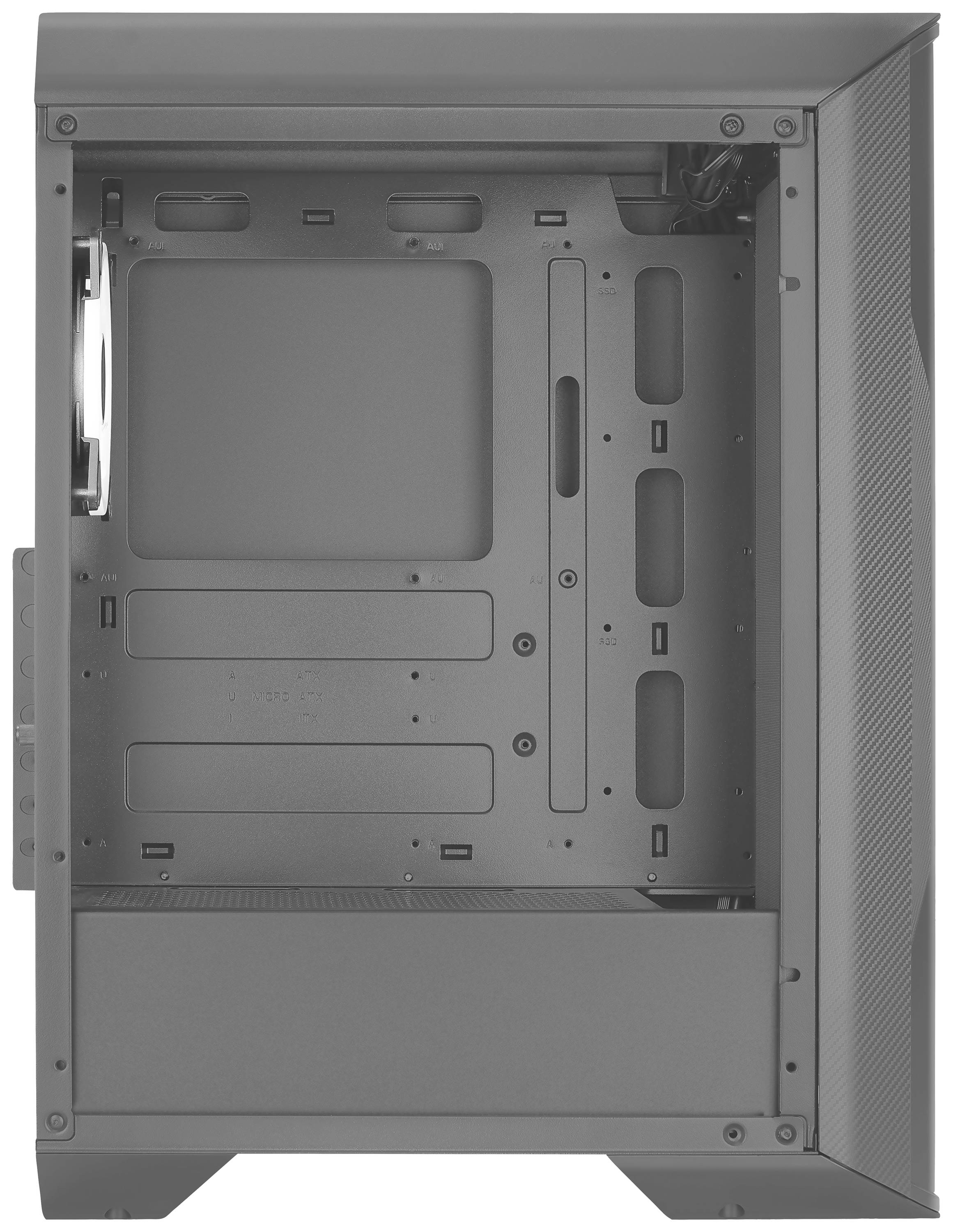 AeroCool Splinter Duo Midi-Tower PC-Gehäuse Schwarz