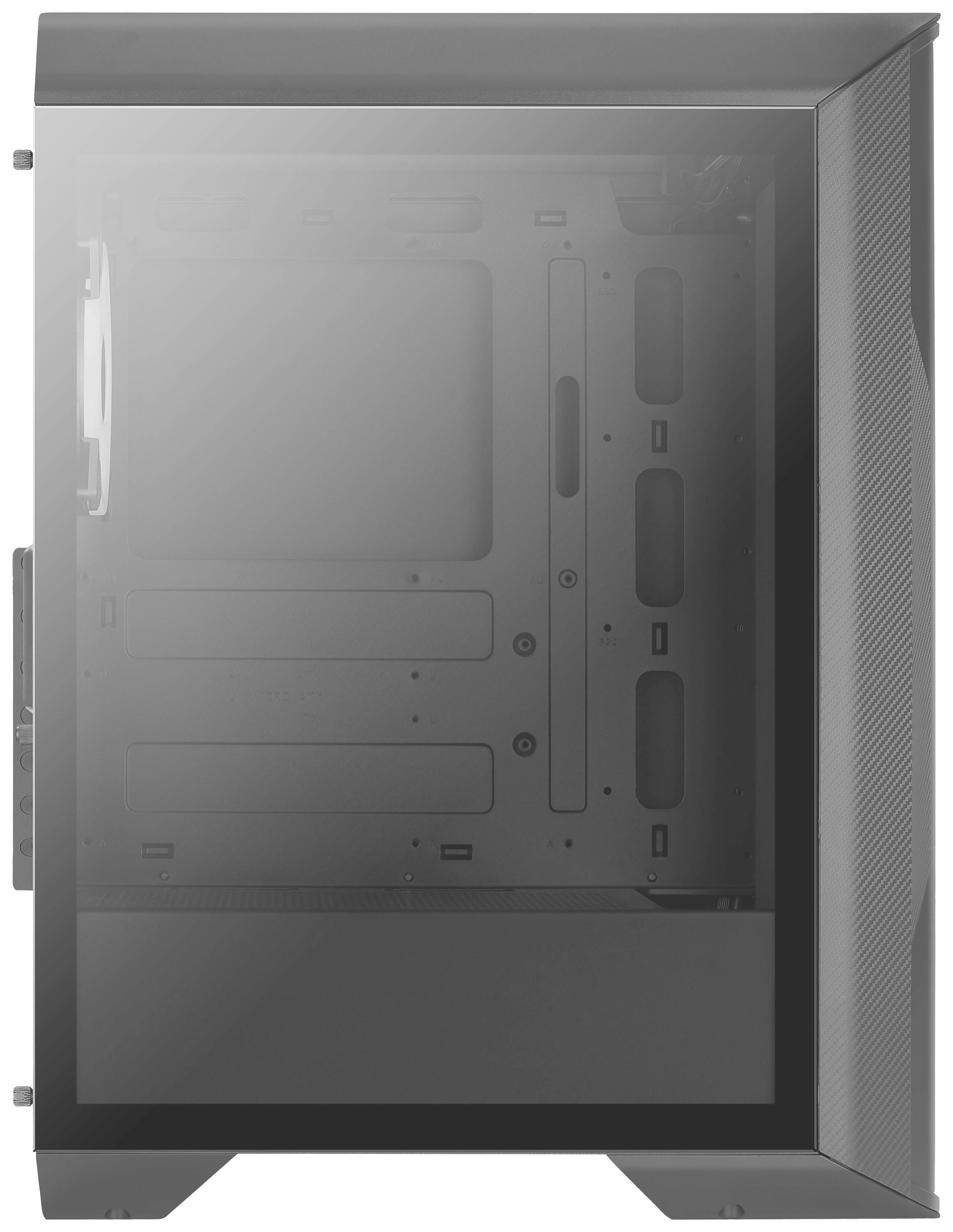 AeroCool Splinter Duo Midi-Tower PC-Gehäuse Schwarz