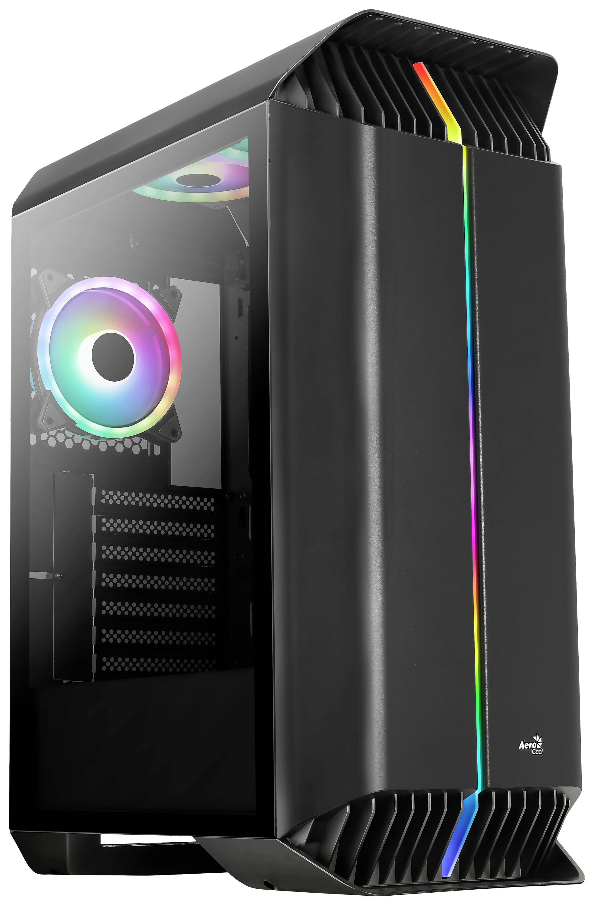 AeroCool Gladiator Duo Midi-Tower PC-Gehäuse Schwarz