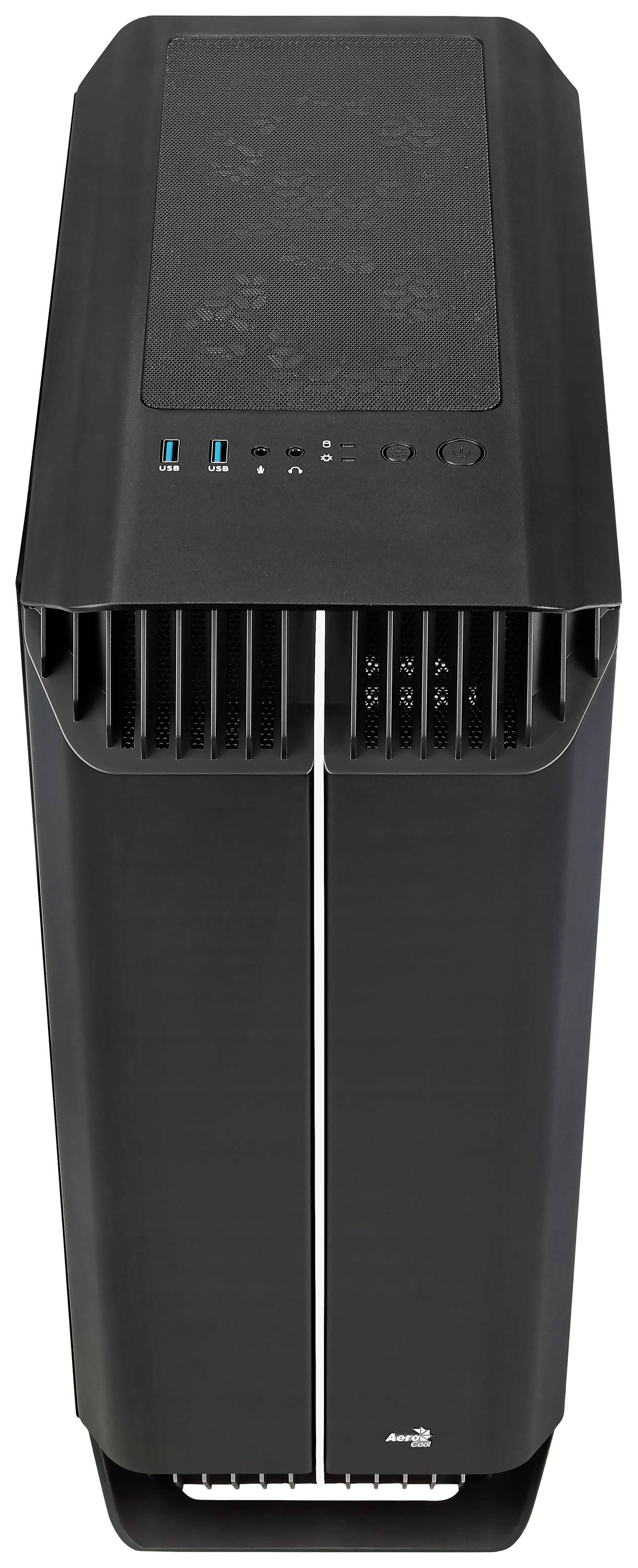 AeroCool Gladiator Duo Midi-Tower PC-Gehäuse Schwarz