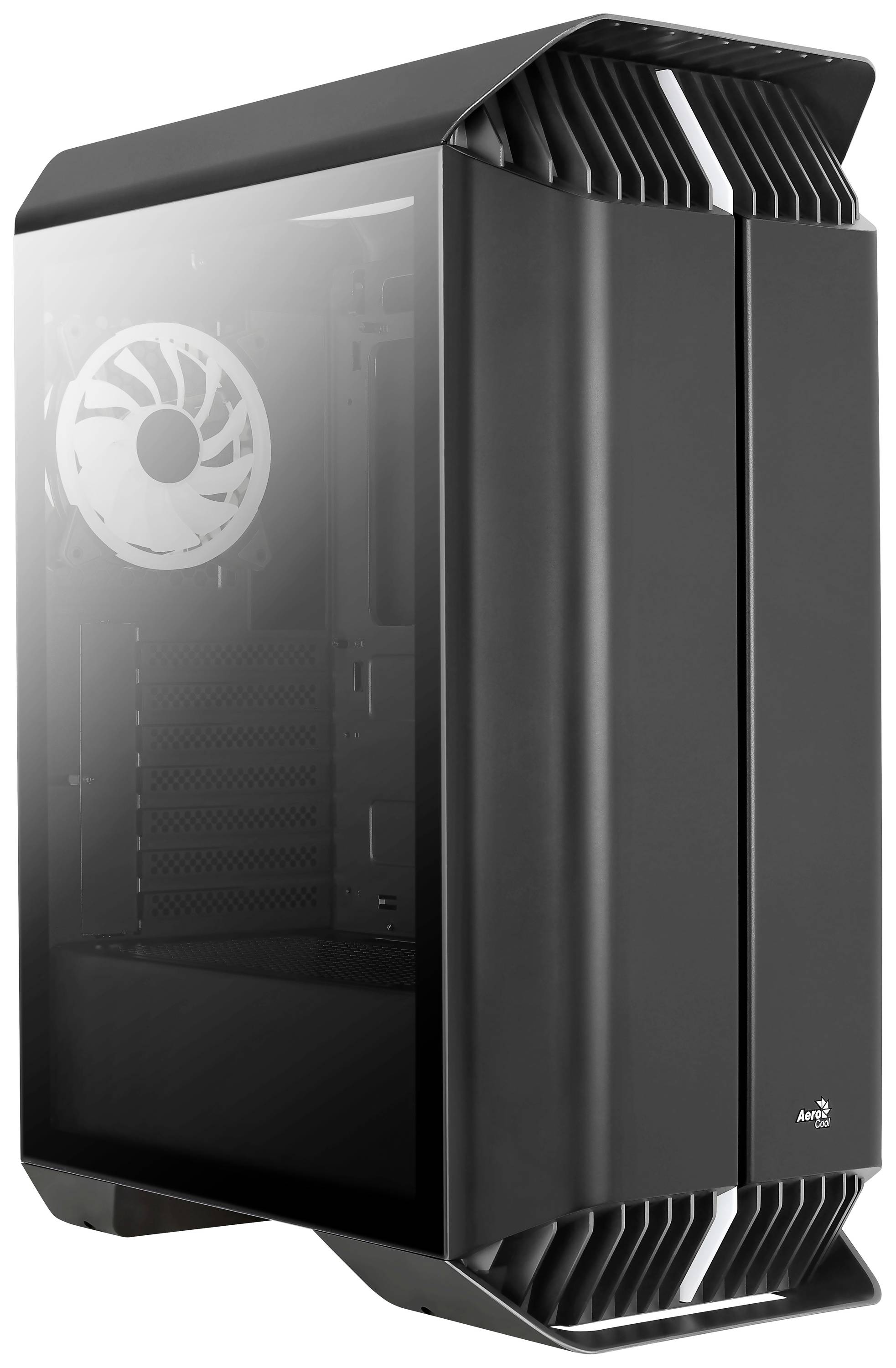 AeroCool Gladiator Duo Midi-Tower PC-Gehäuse Schwarz