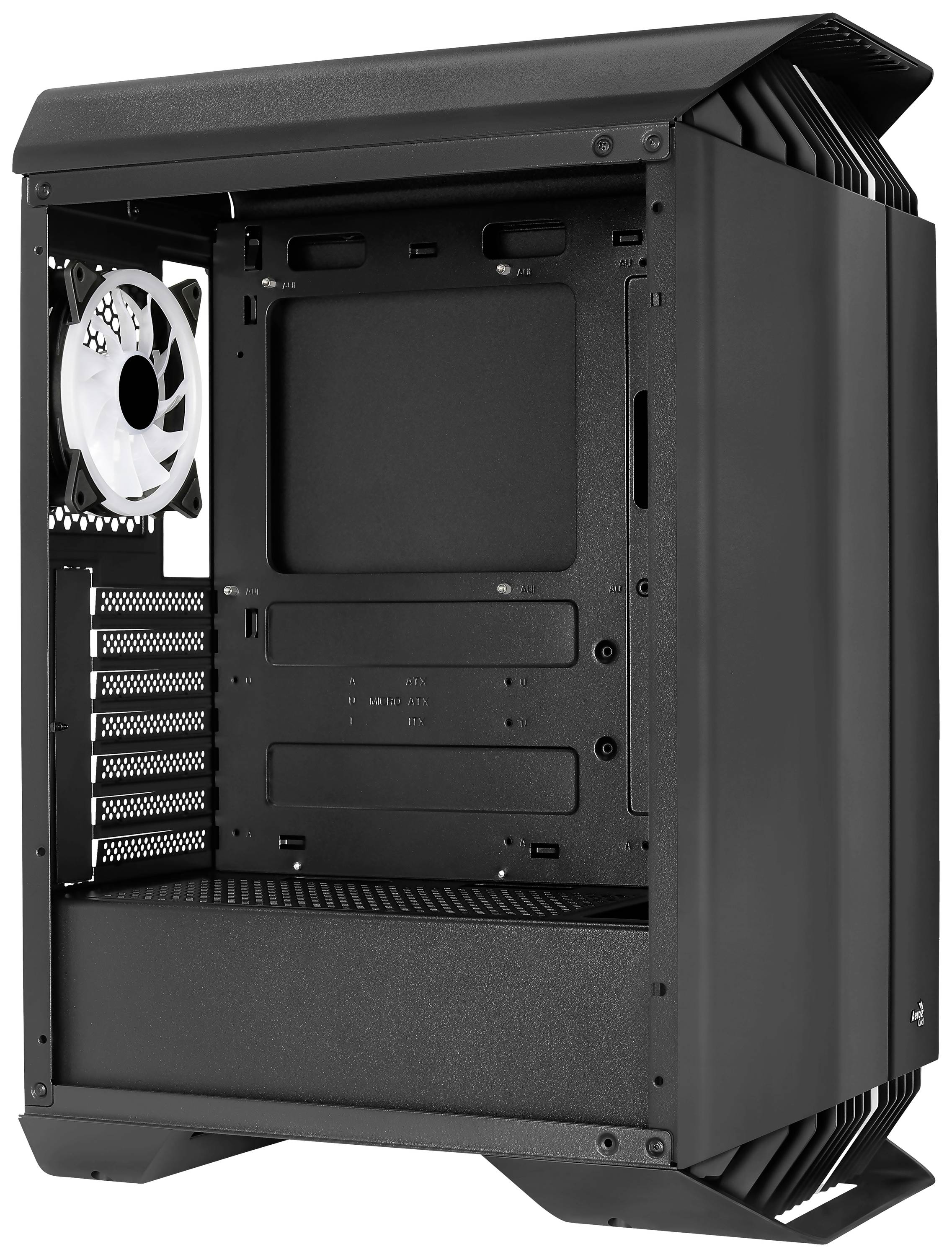 AeroCool Gladiator Duo Midi-Tower PC-Gehäuse Schwarz