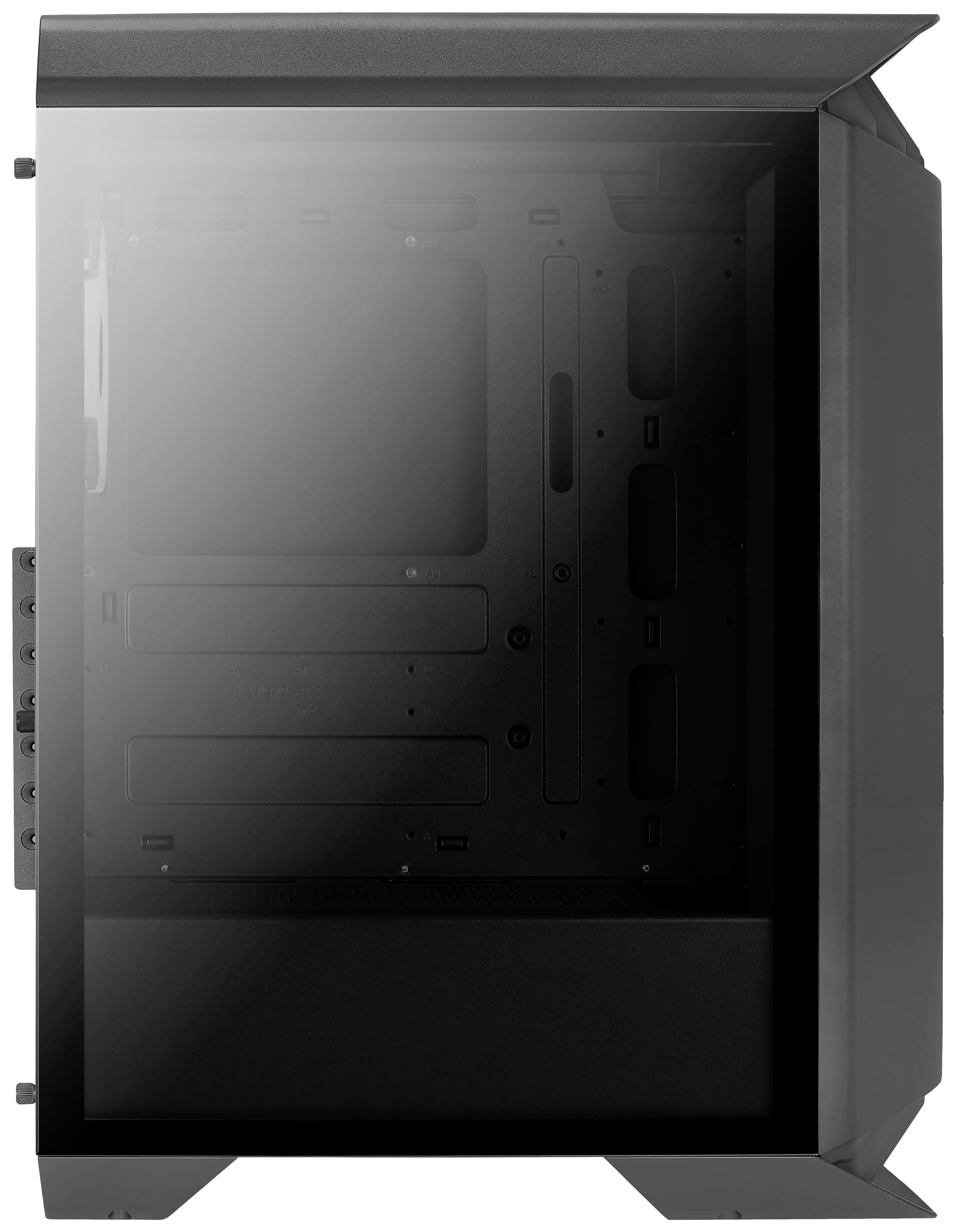 AeroCool Gladiator Duo Midi-Tower PC-Gehäuse Schwarz