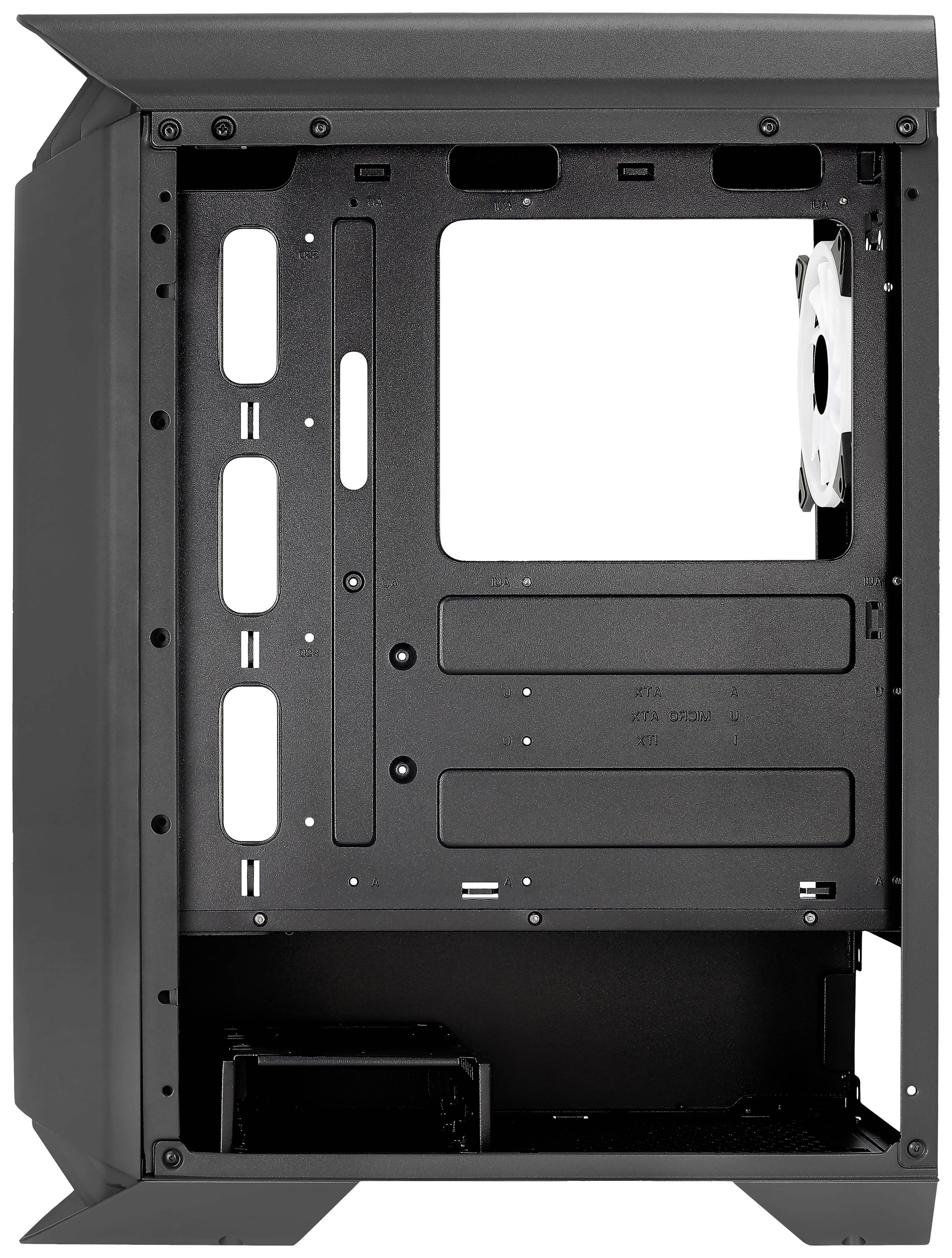 AeroCool Gladiator Duo Midi-Tower PC-Gehäuse Schwarz