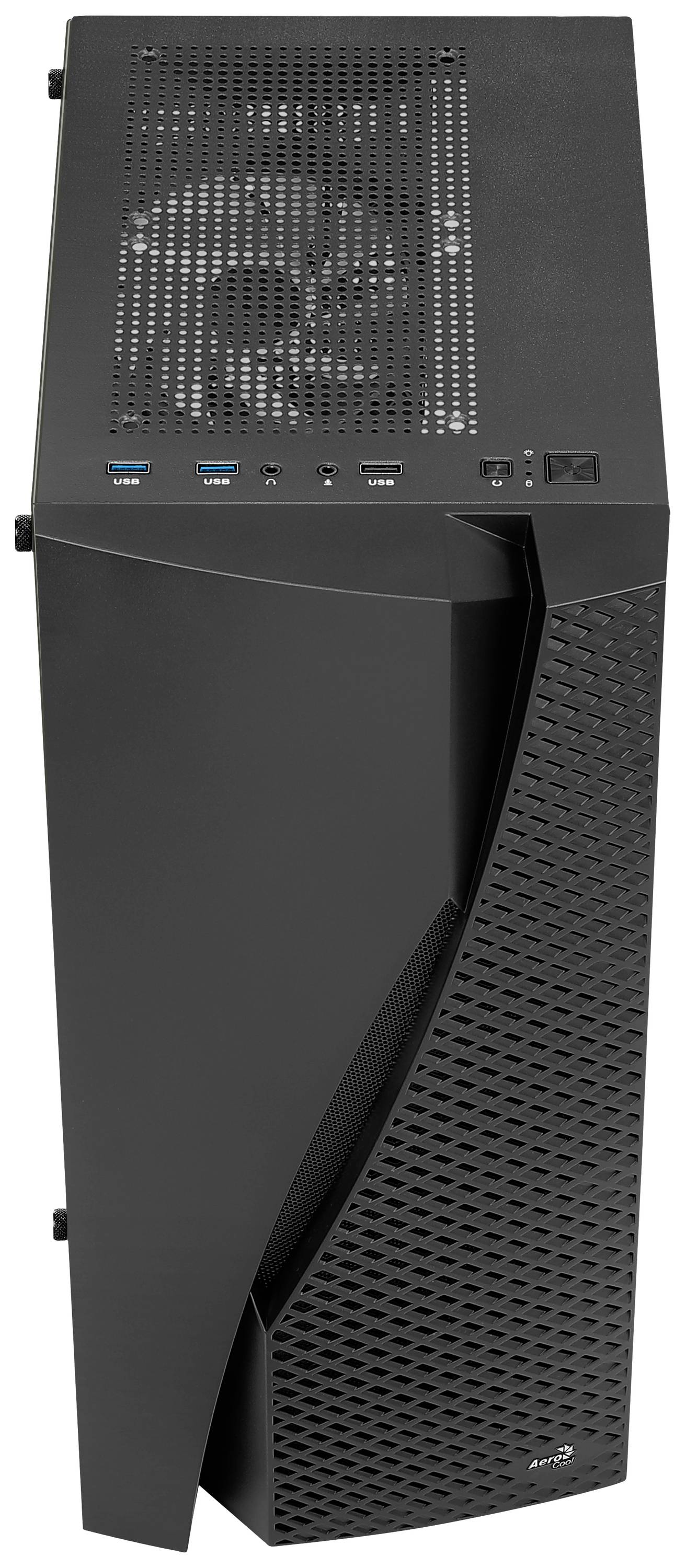 AeroCool WAVEBKV3 Midi-Tower PC-Gehäuse Schwarz