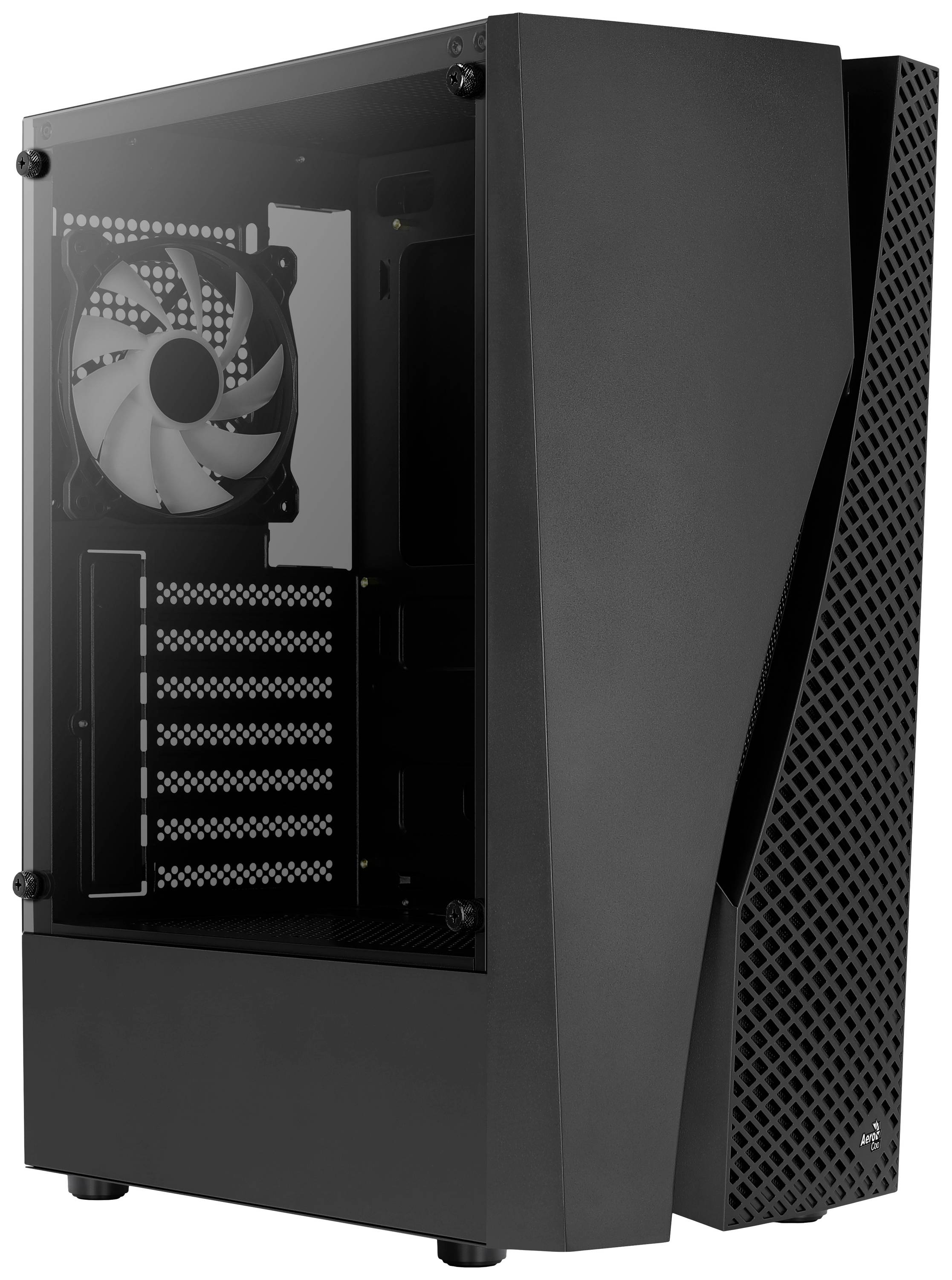 AeroCool WAVEBKV3 Midi-Tower PC-Gehäuse Schwarz