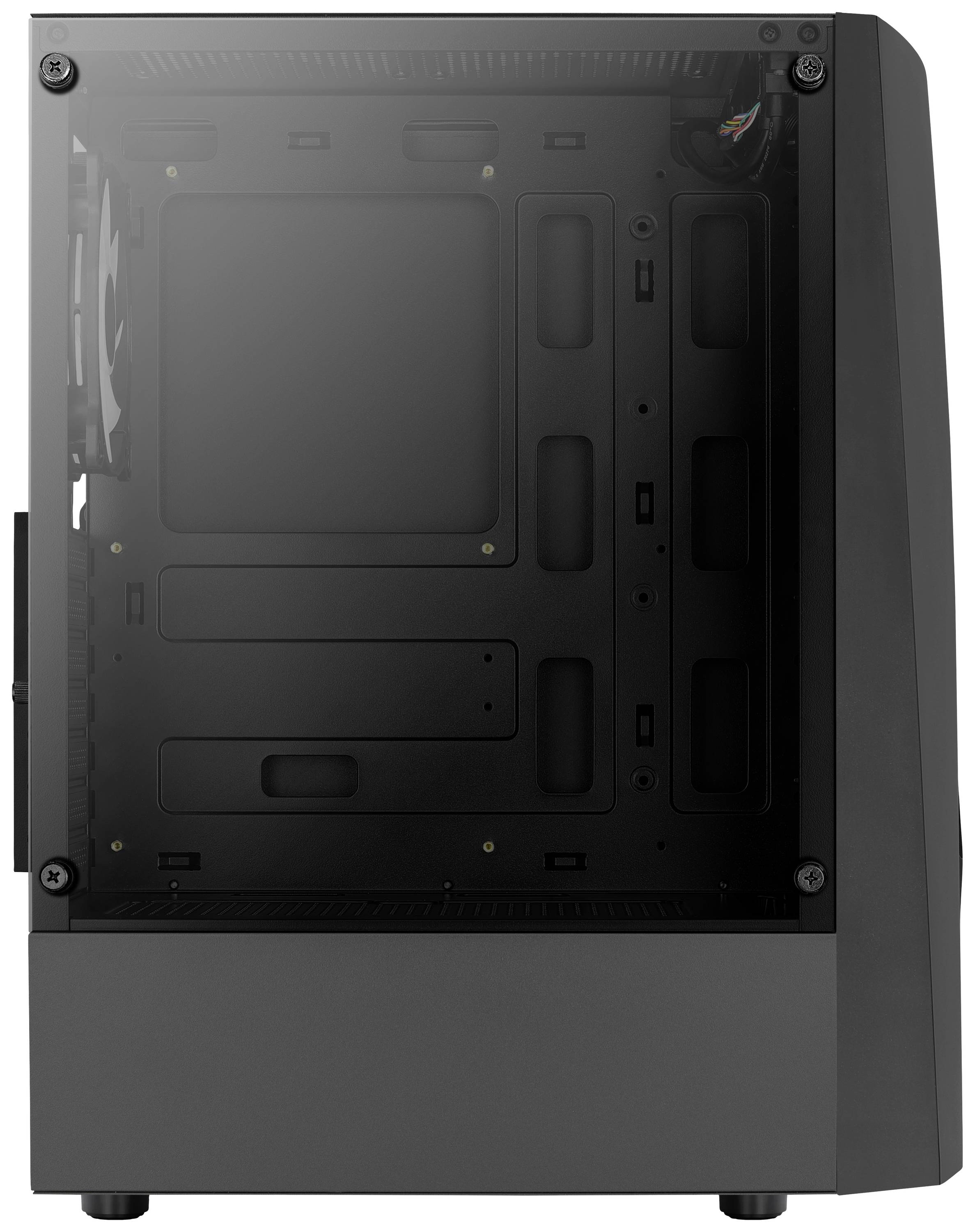 AeroCool WAVEBKV3 Midi-Tower PC-Gehäuse Schwarz