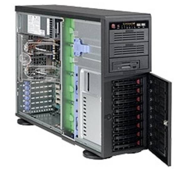 Supermicro CSE-743TQ-903B-SQ Full Tower PC-Gehäuse Schwarz