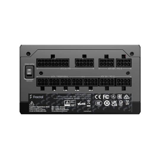 Fractal Design Ion+ 2 Platinum 660W PC Netzteil 660 W 80PLUS® Platinum