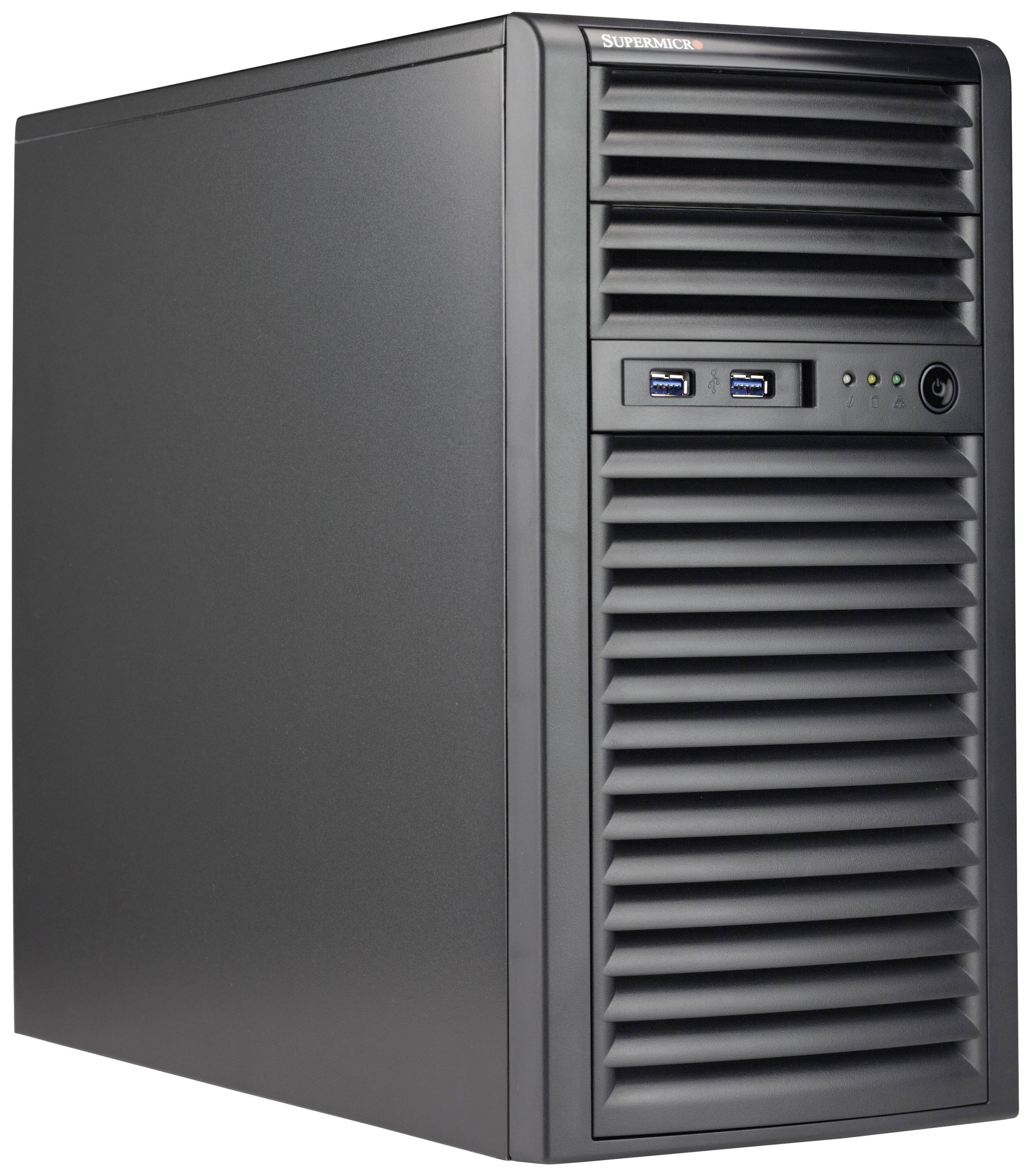 Supermicro CSE-731I-404B Mini-Tower PC-Gehäuse Schwarz
