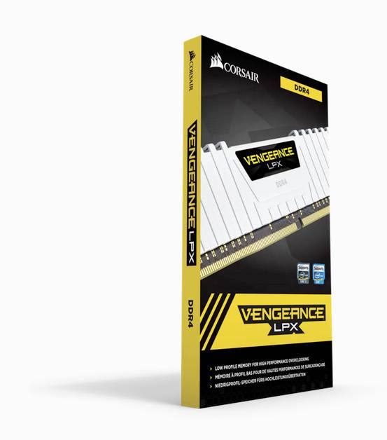 Corsair Vengeance LPX DDR4 3200MHz C16 32GB (2x16GB) Arbeitsspeicher weiß