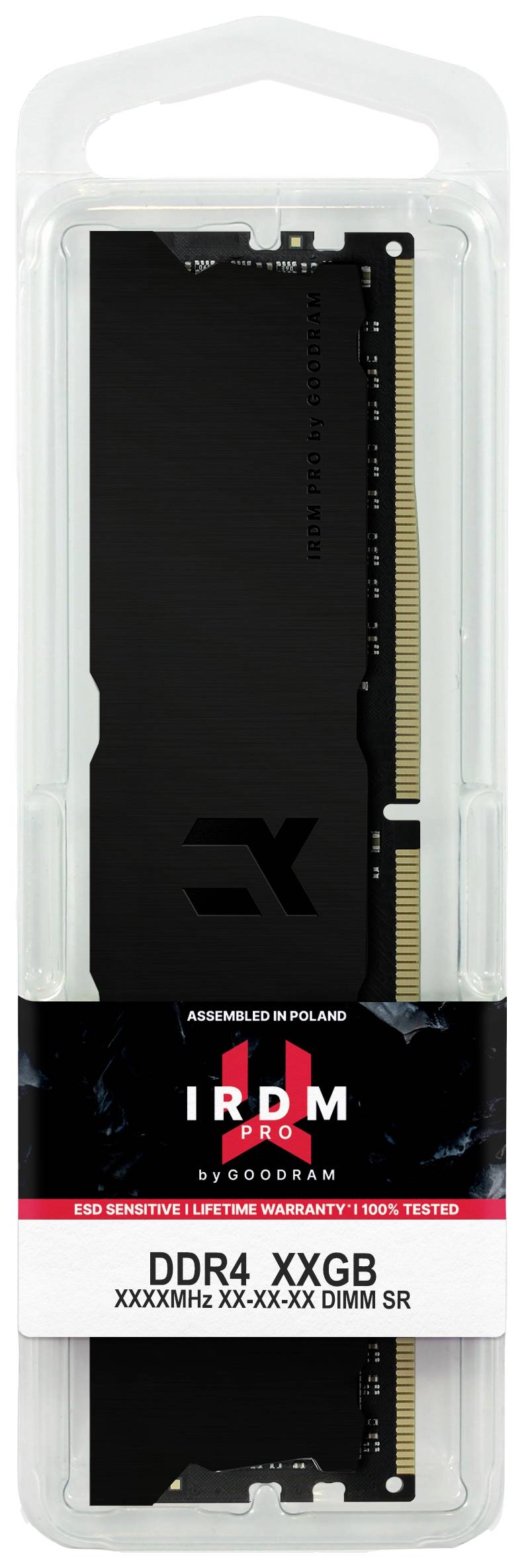 Goodram IRDM PRO Server-Arbeitsspeicher DDR4 16 GB 1 x 16 GB 3600 MHz 288pin DIMM IRP-K3600D4V64L18/16G