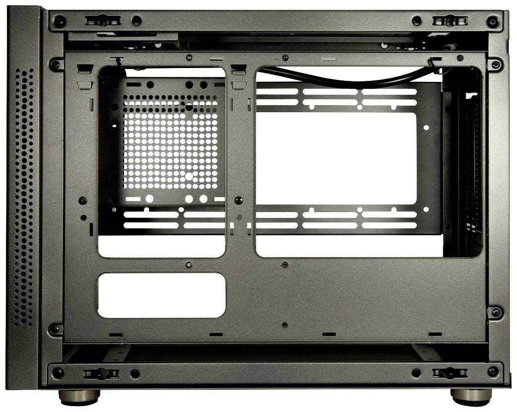 Inter-Tech IM-1 POCKET Micro-Tower PC-Gehäuse Schwarz