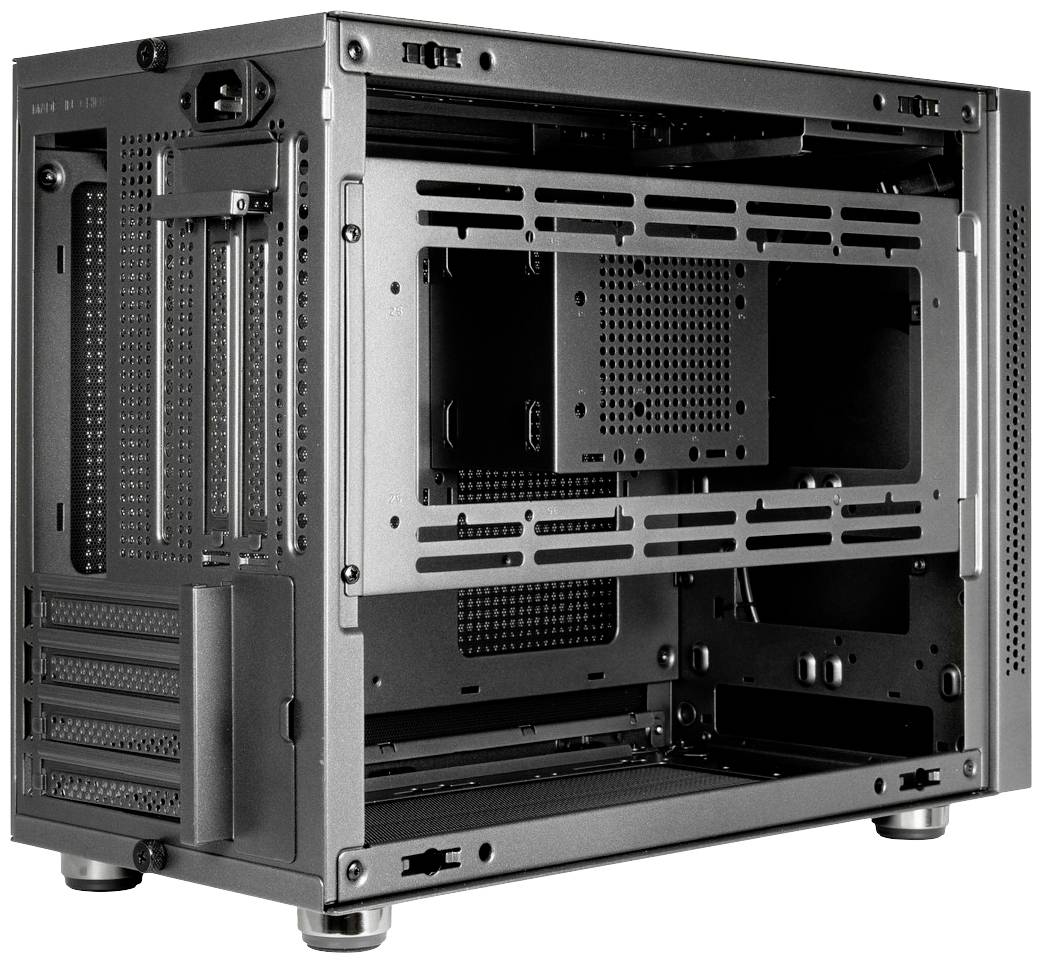 Inter-Tech IM-1 POCKET Micro-Tower PC-Gehäuse Schwarz