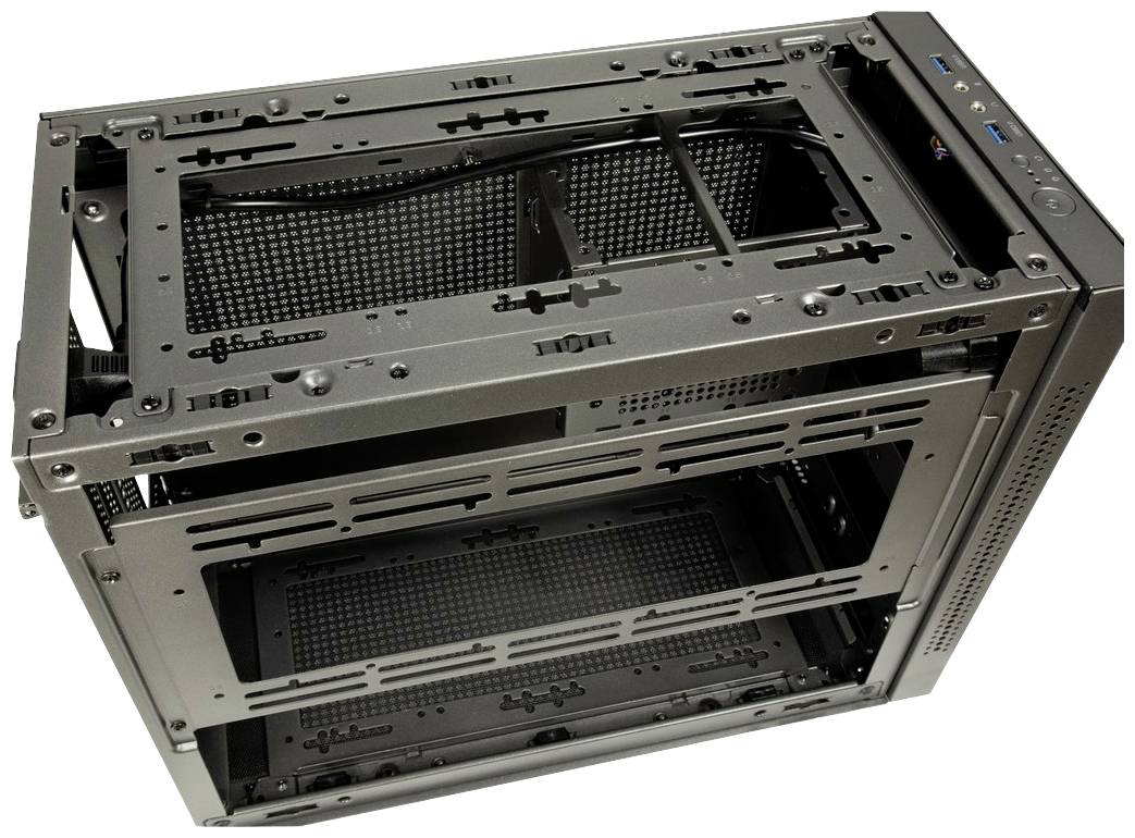 Inter-Tech IM-1 POCKET Micro-Tower PC-Gehäuse Schwarz