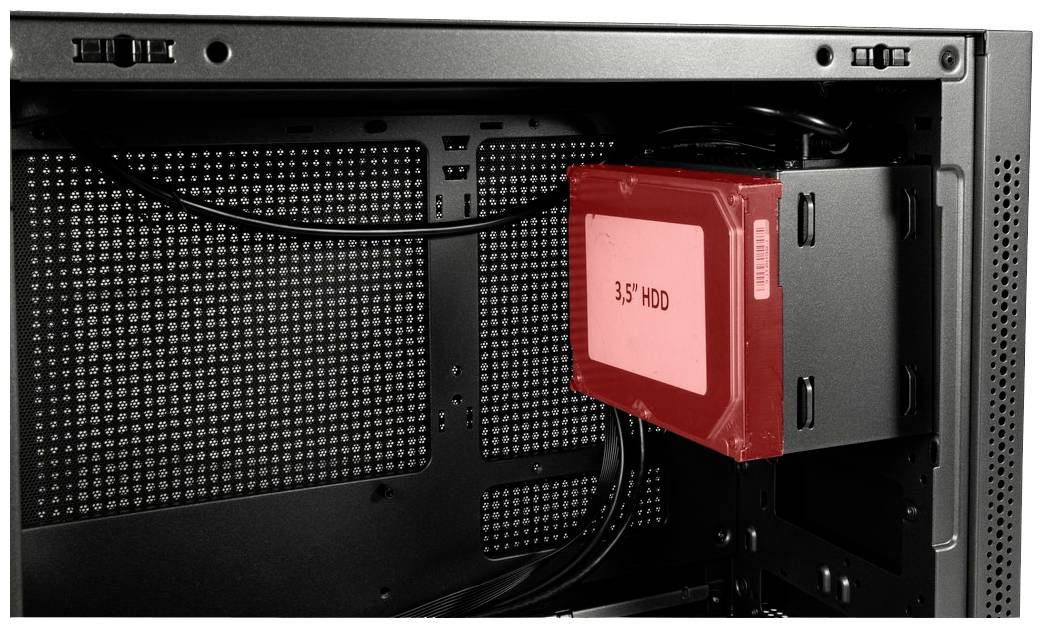 Inter-Tech IM-1 POCKET Micro-Tower PC-Gehäuse Schwarz