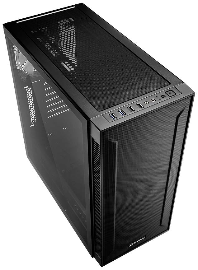 Sharkoon TG6M RGB Tower PC-Gehäuse Schwarz