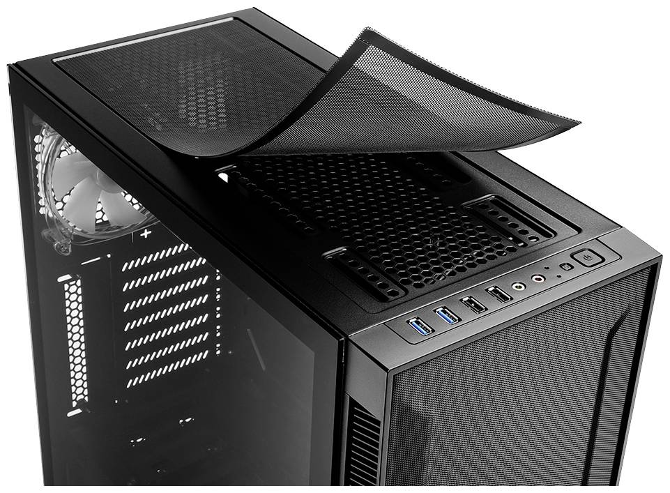 Sharkoon TG6M RGB Tower PC-Gehäuse Schwarz