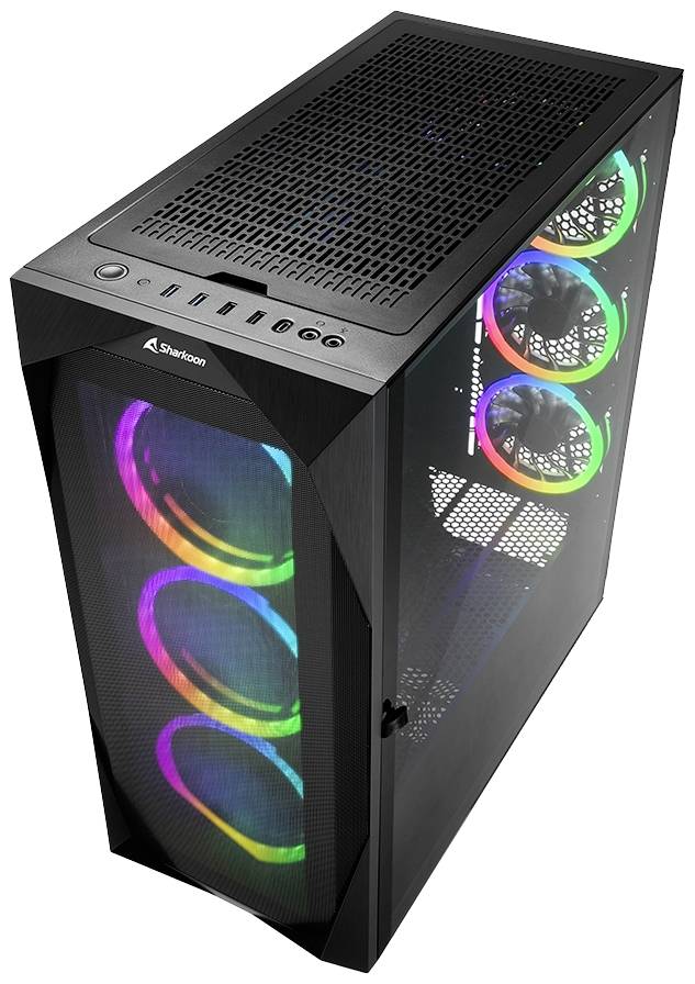 Sharkoon REV300 Tower PC-Gehäuse Schwarz