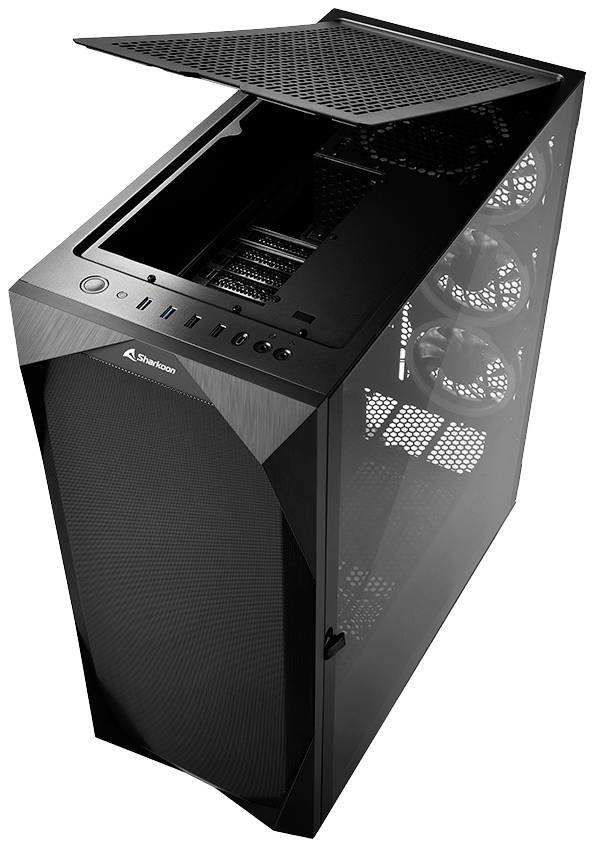 Sharkoon REV300 Tower PC-Gehäuse Schwarz