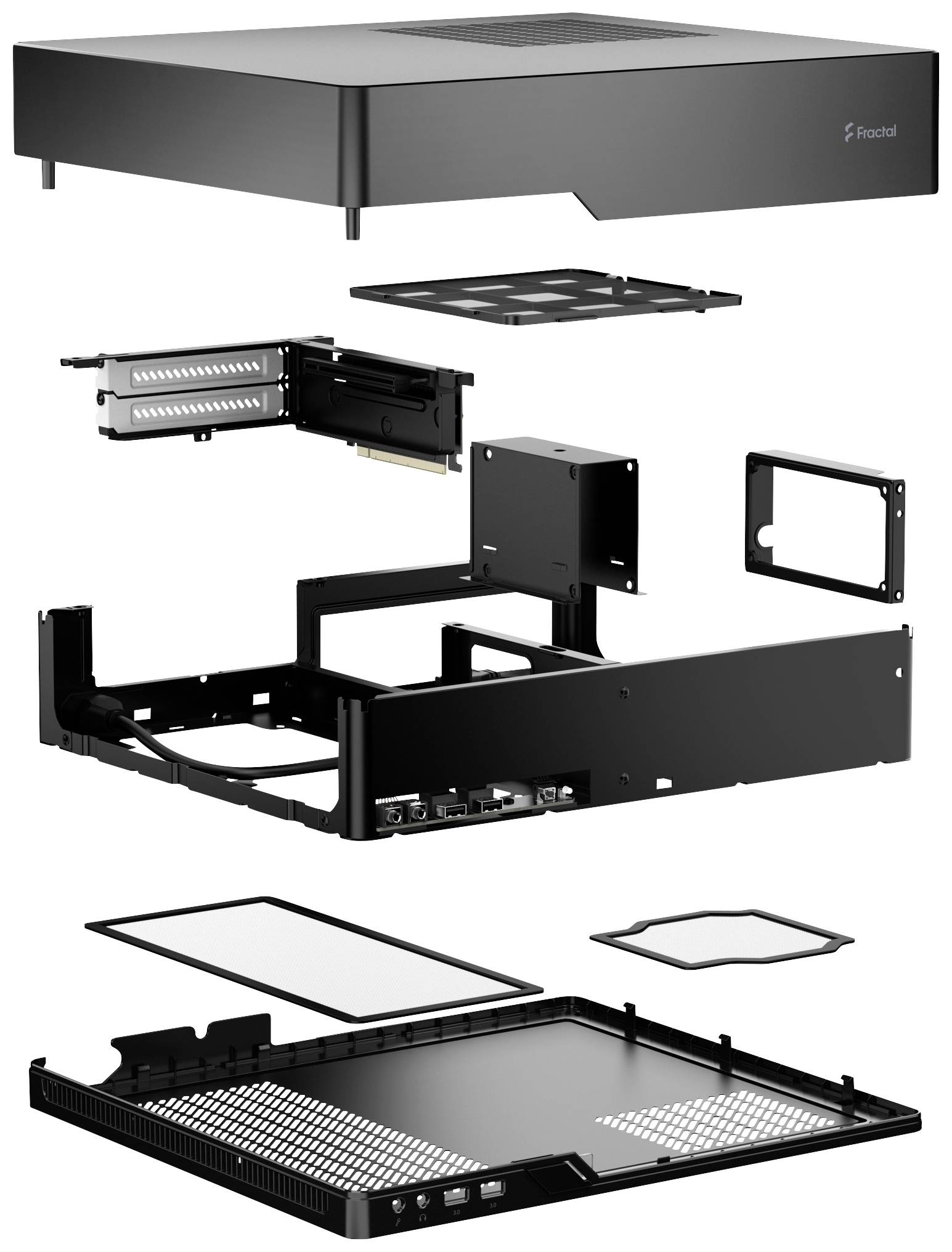 Fractal Design Node 202 PC-Gehäuse Schwarz