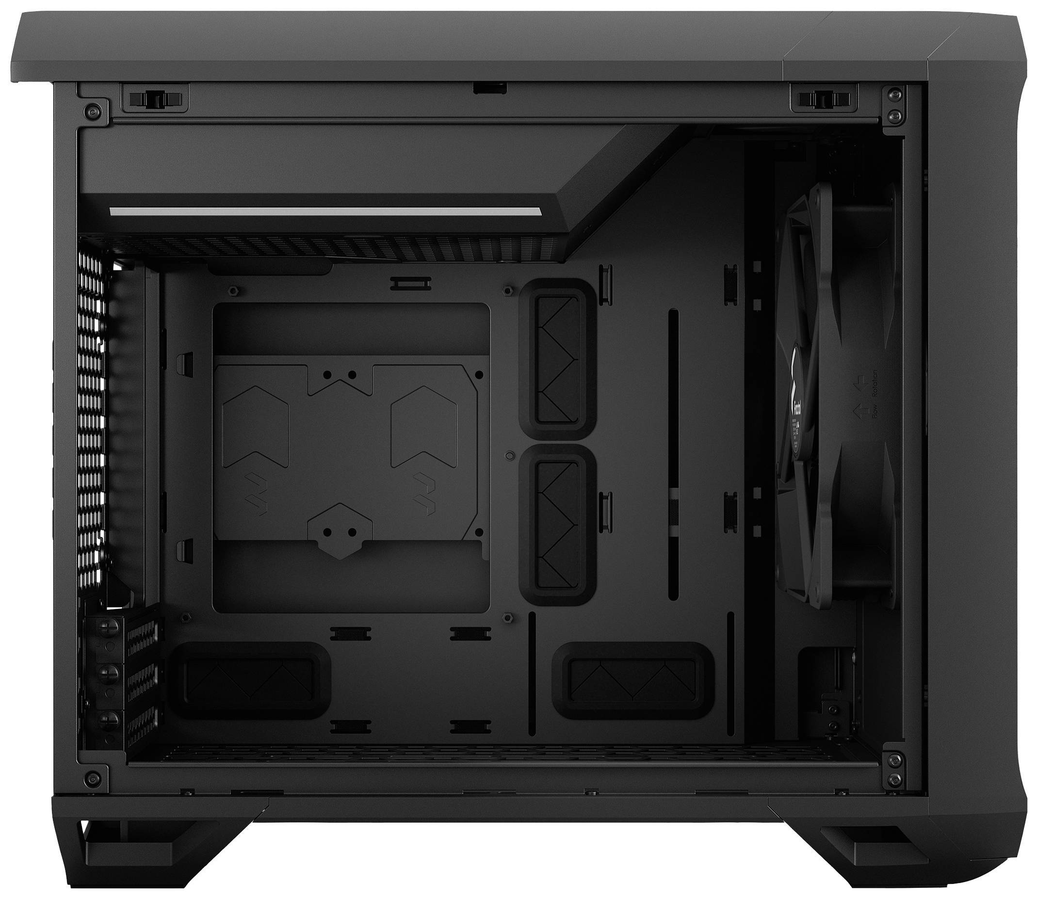 Fractal Design Torrent Nano Micro-Tower PC-Gehäuse Schwarz